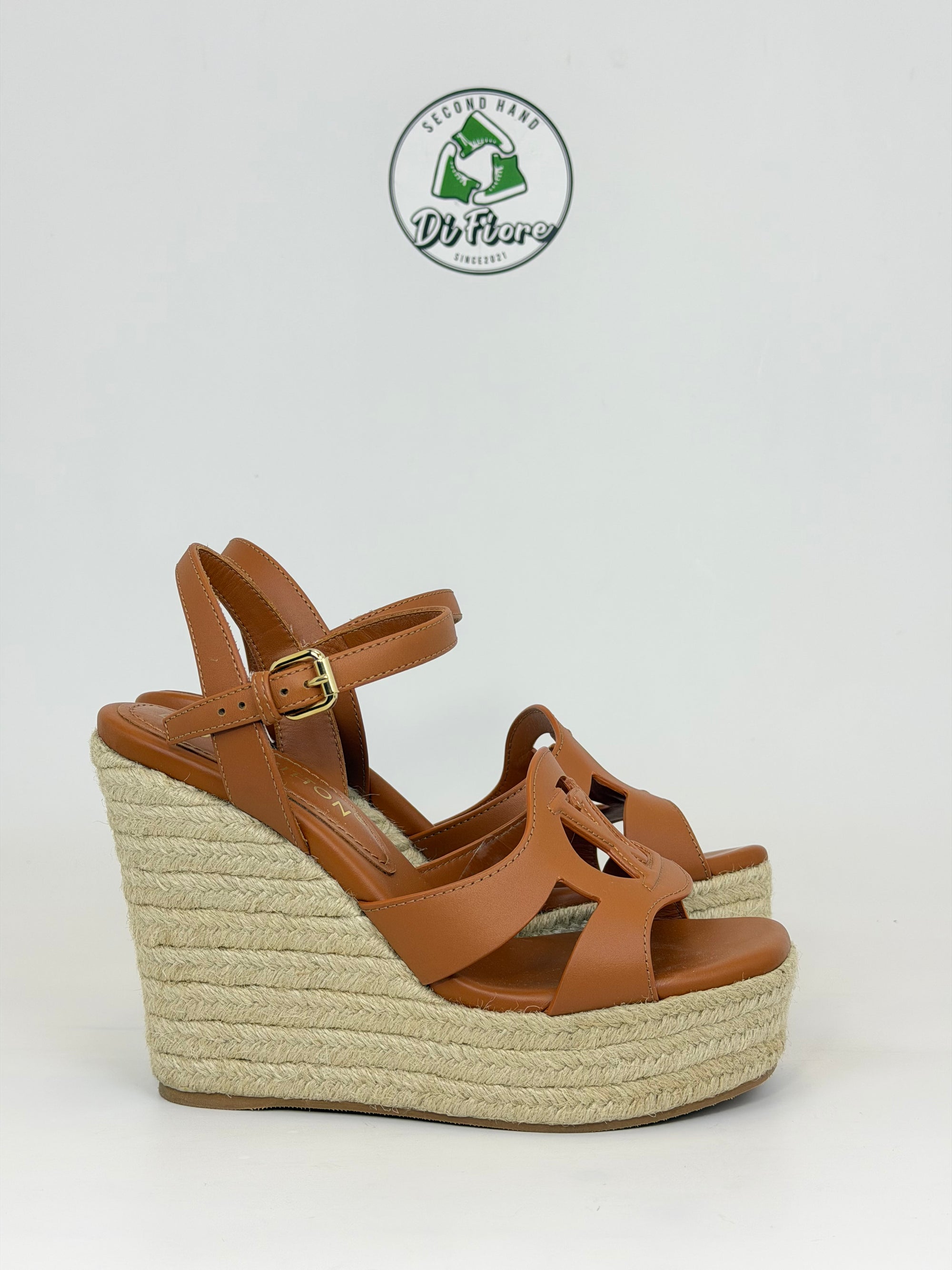 Tacco Louis Vuitton Size 38 marrone e beige