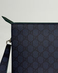 Pochette Gucci blu e verde