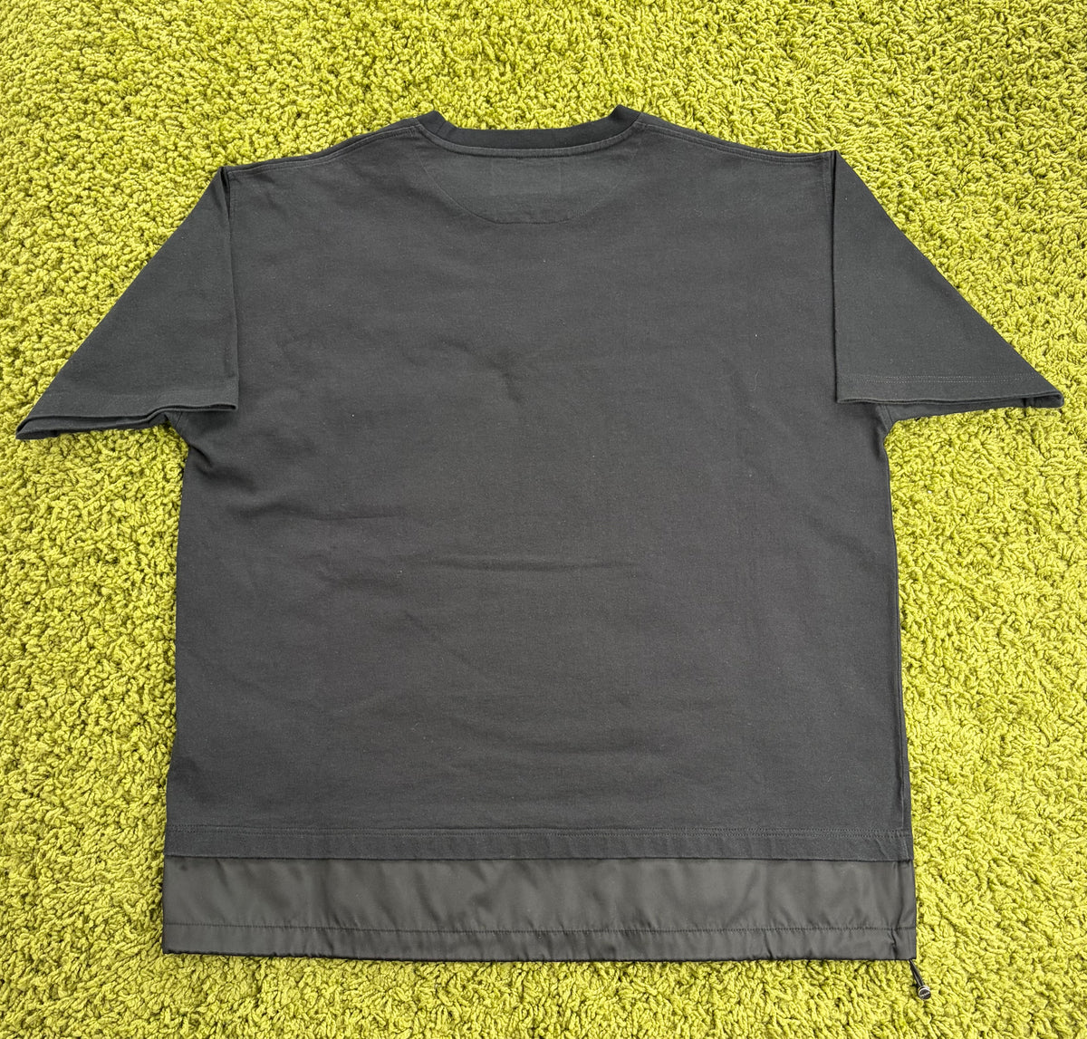 T-Shirt Prada con dettaglio in Re-Nylon Nero XXL
