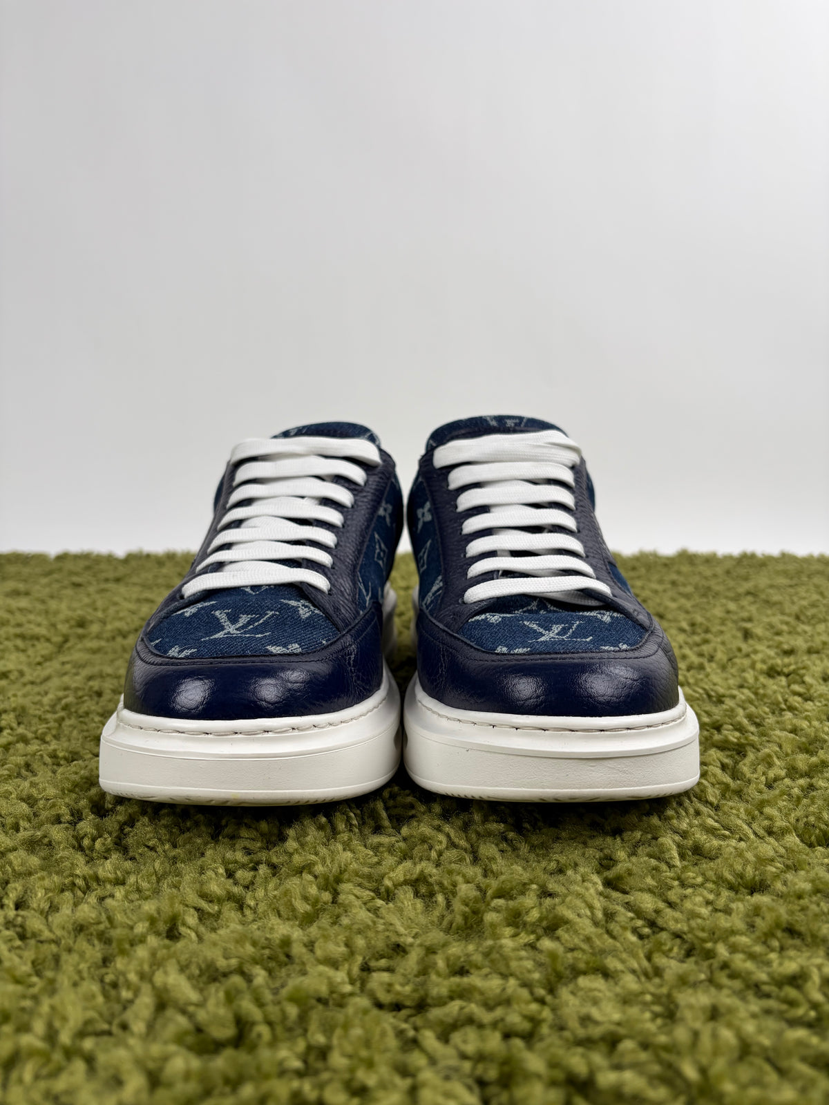Louis Vuitton Beverly Hills In Denim Blu 8