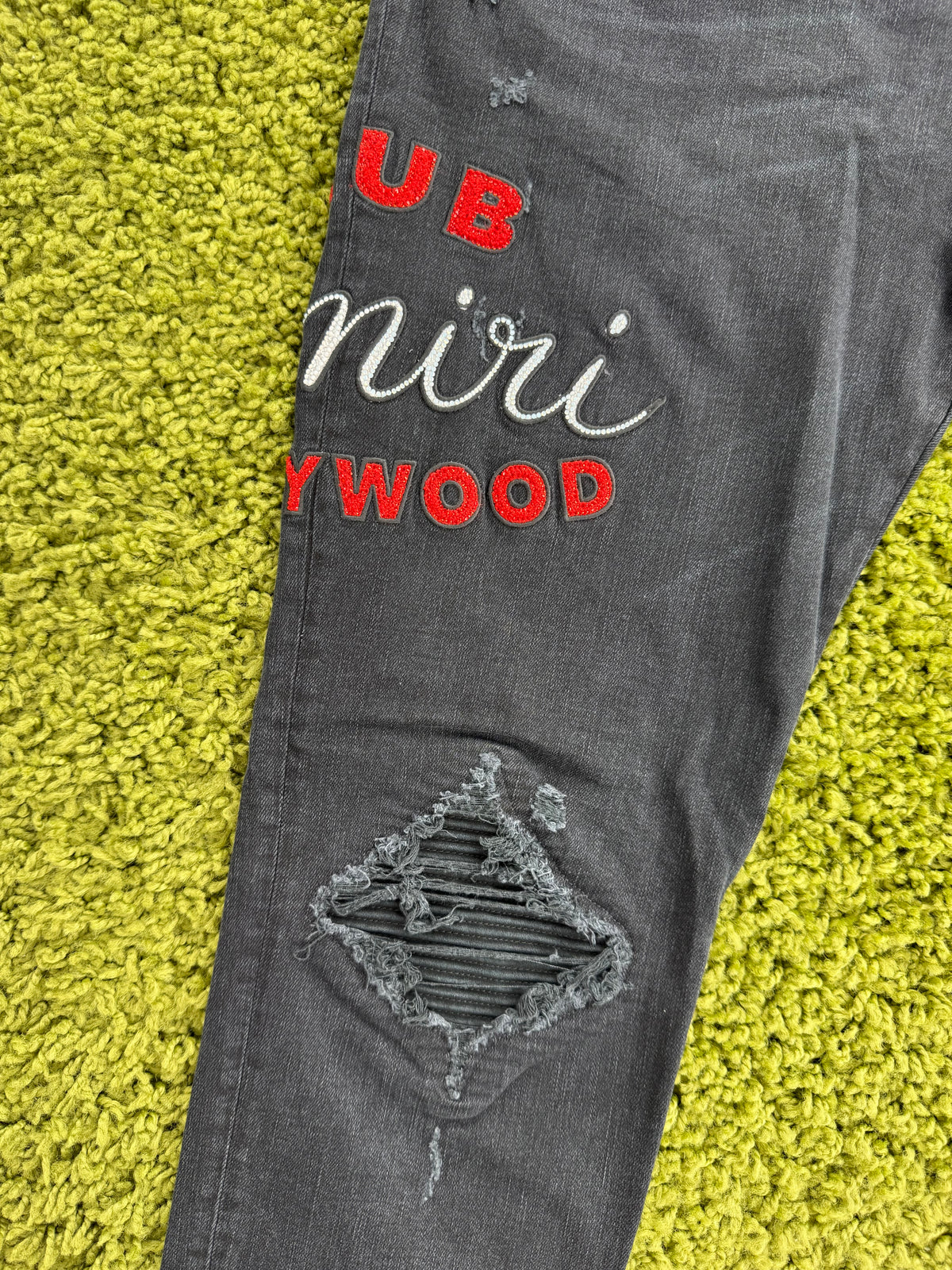 Jeans Amiri Hollywood Club Nero 38