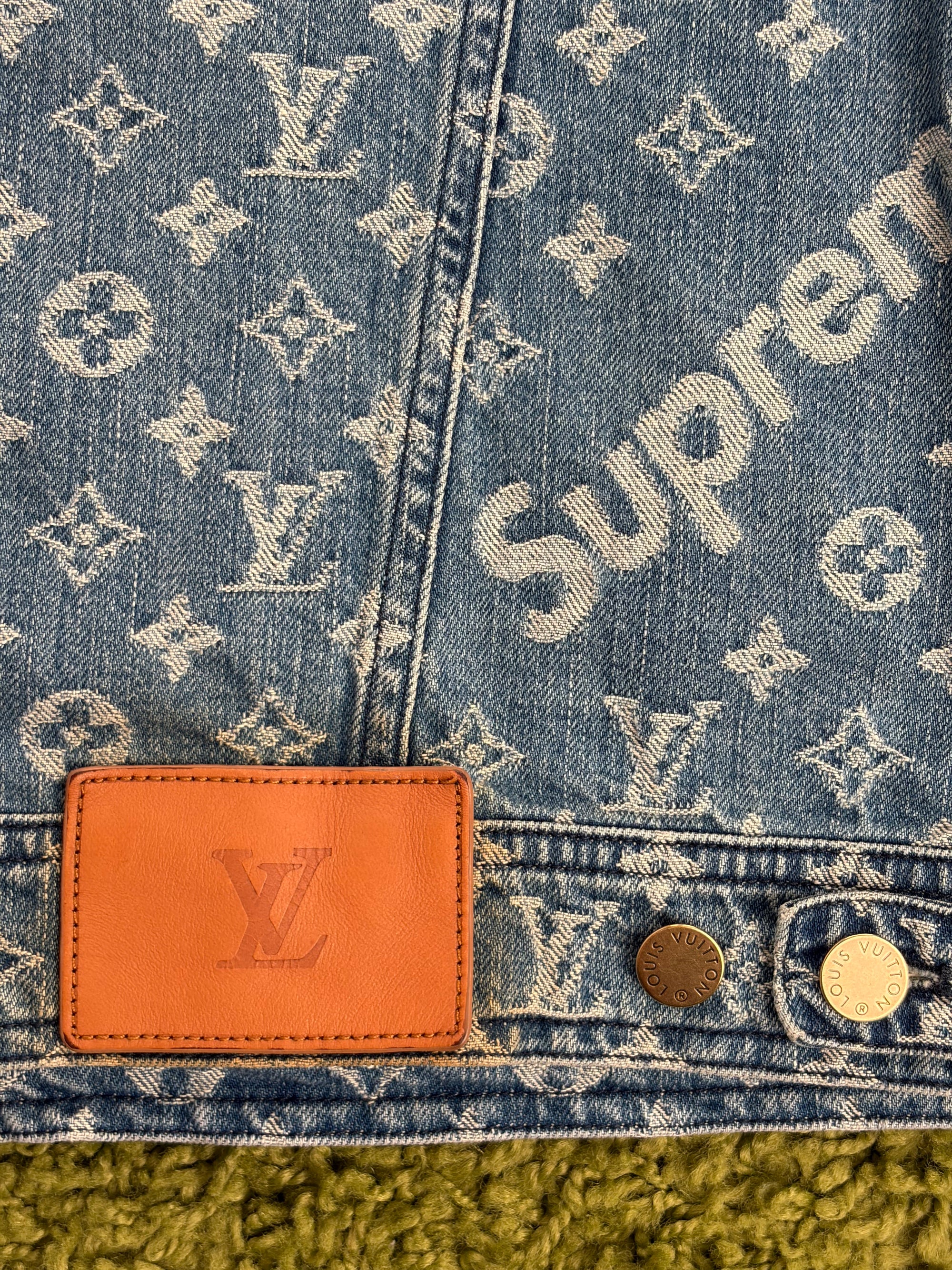 Completo Louis Vuitton X Supreme Size 50/34 blu e bianco