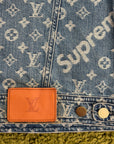 Completo Louis Vuitton X Supreme Size 50/34 blu e bianco