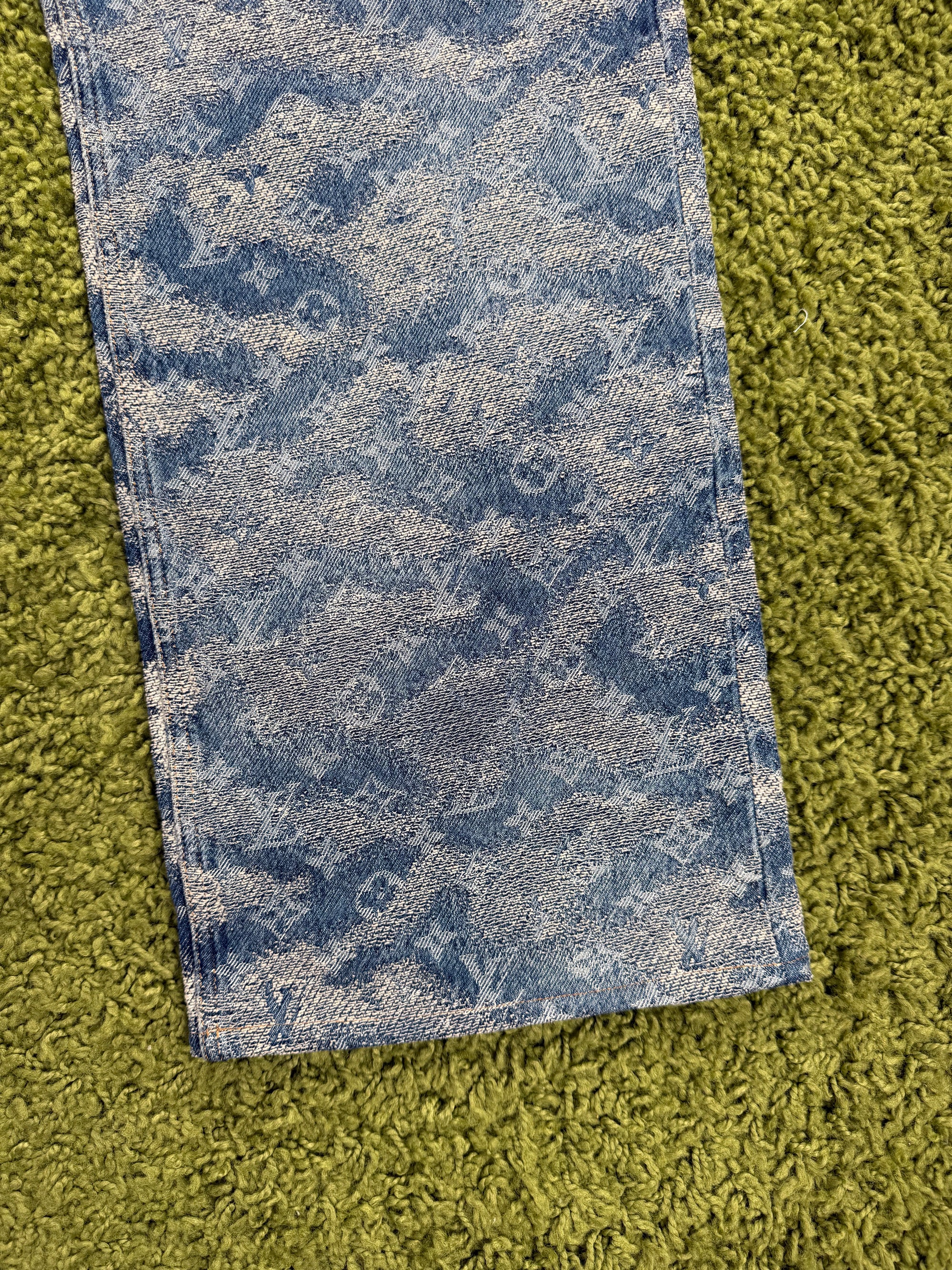 Jeans Louis Vuitton monogram Blu M