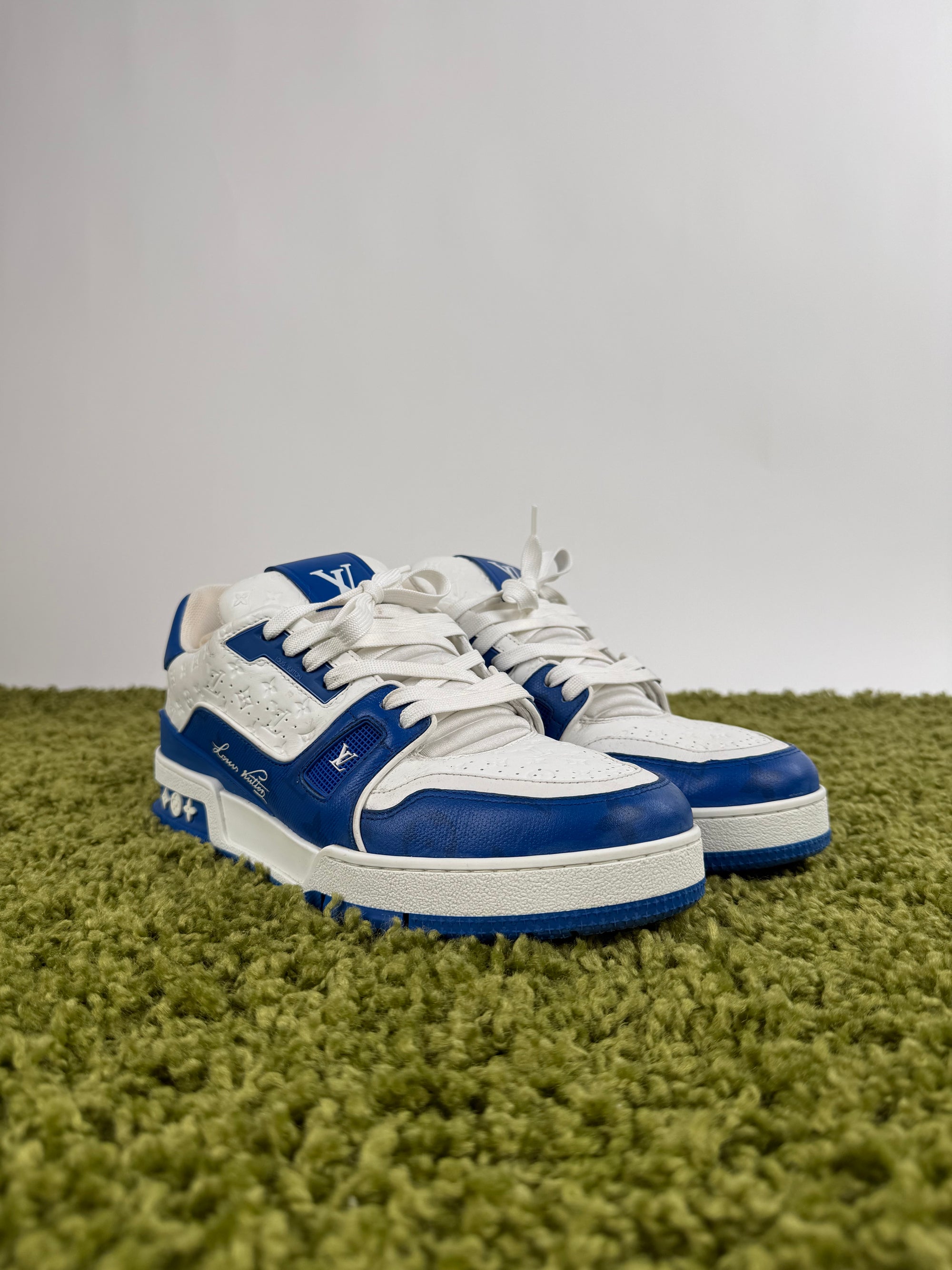 Louis Vuitton Trainer Blu 8
