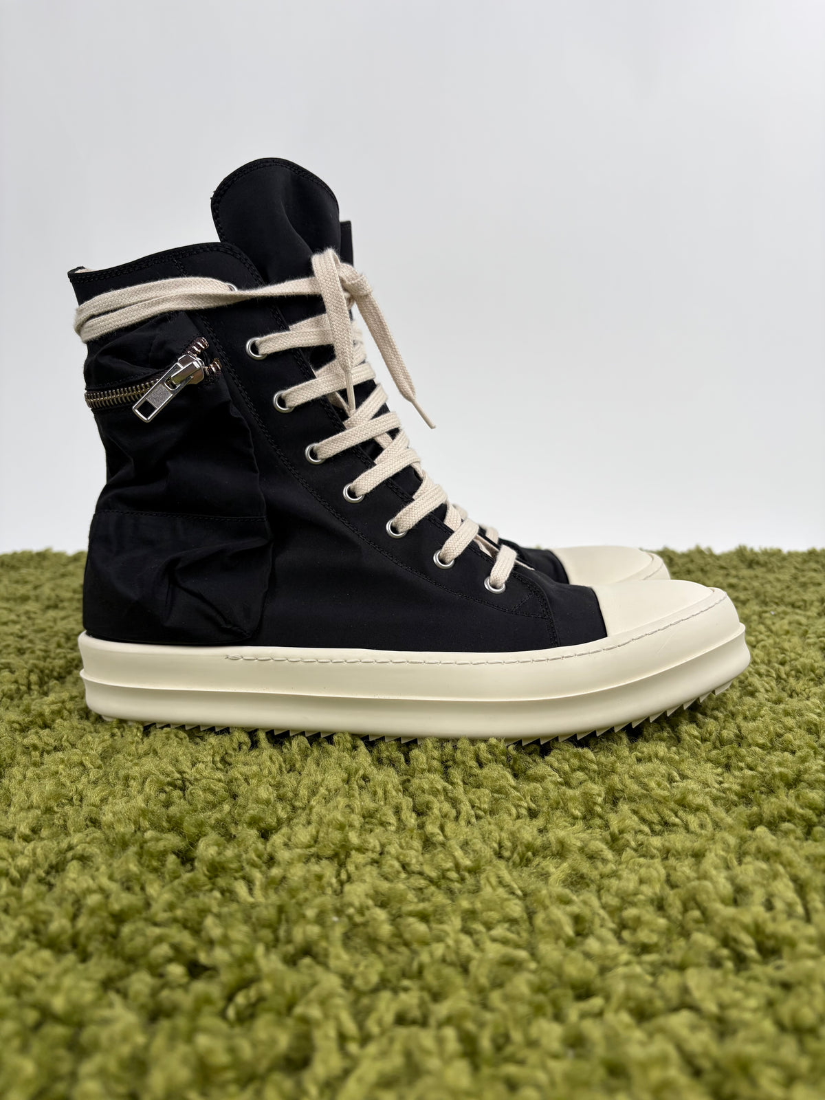 Rick Owens Ramones Pocket DRKSHDW Nero 42