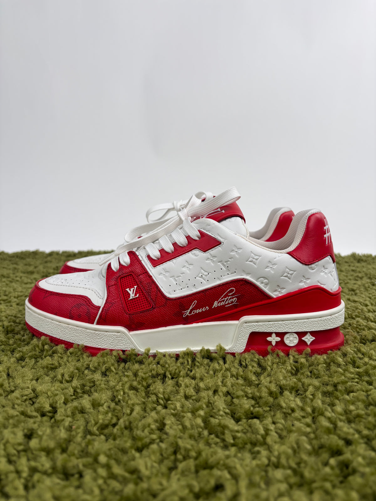 Louis Vuitton Trainer Rosso 6
