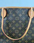 Borsa Neverfull Louis Vuitton MM Marrone