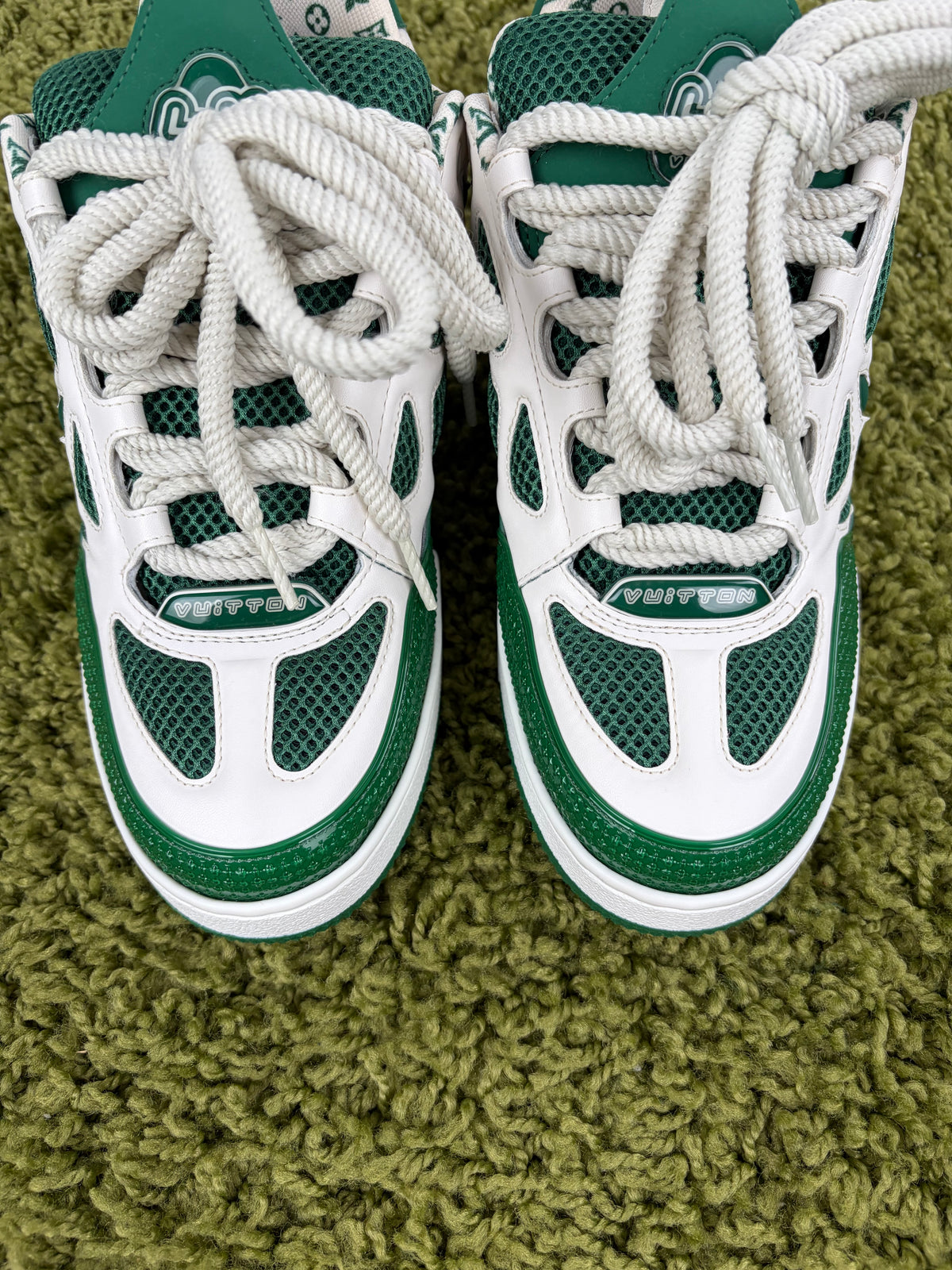 Louis Vuitton Skate Verde 7.5