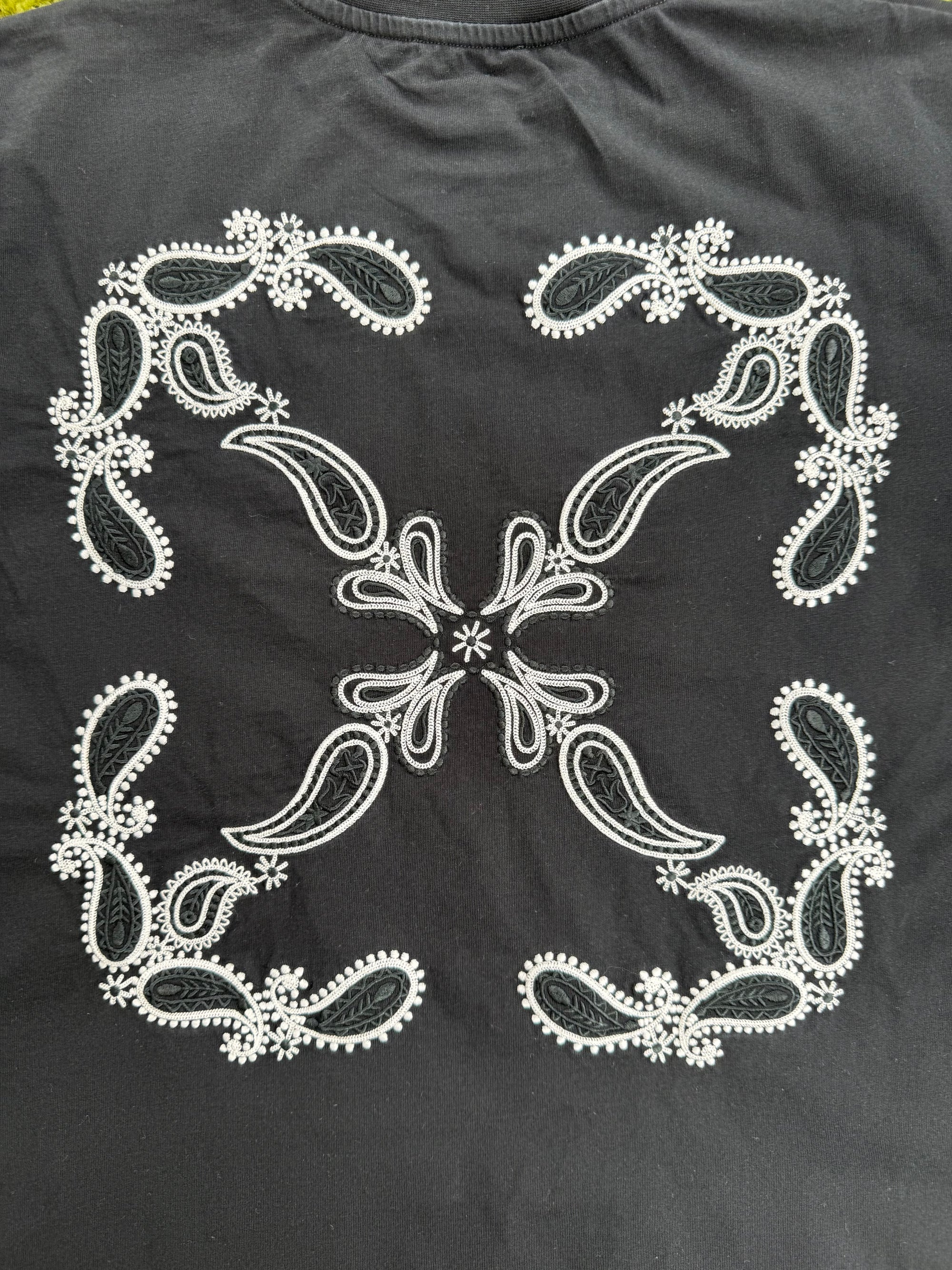 T-Shirt Bandana arrow skate Off White Nera M