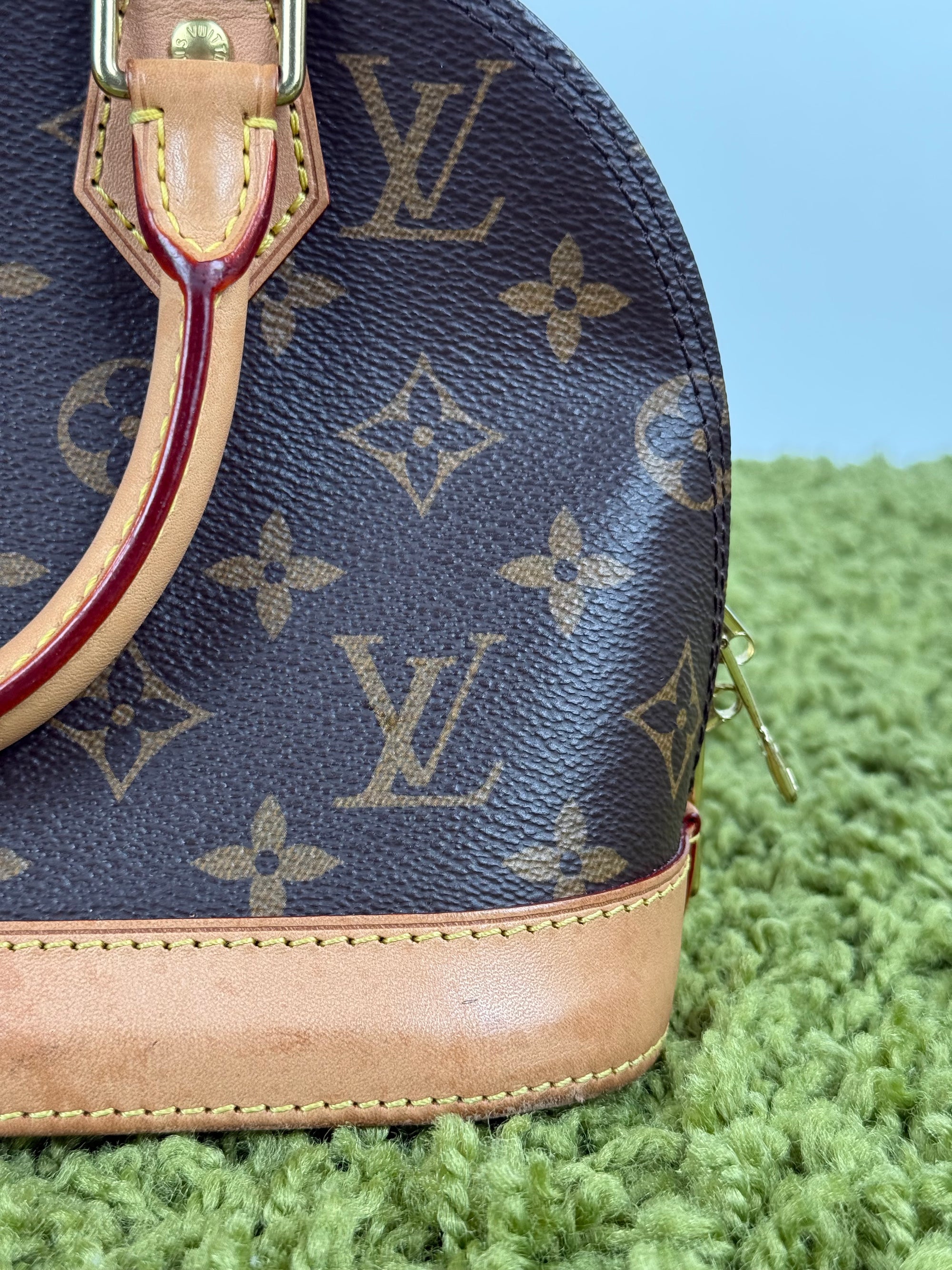 Borsa Alma BB Louis Vuitton Marrone
