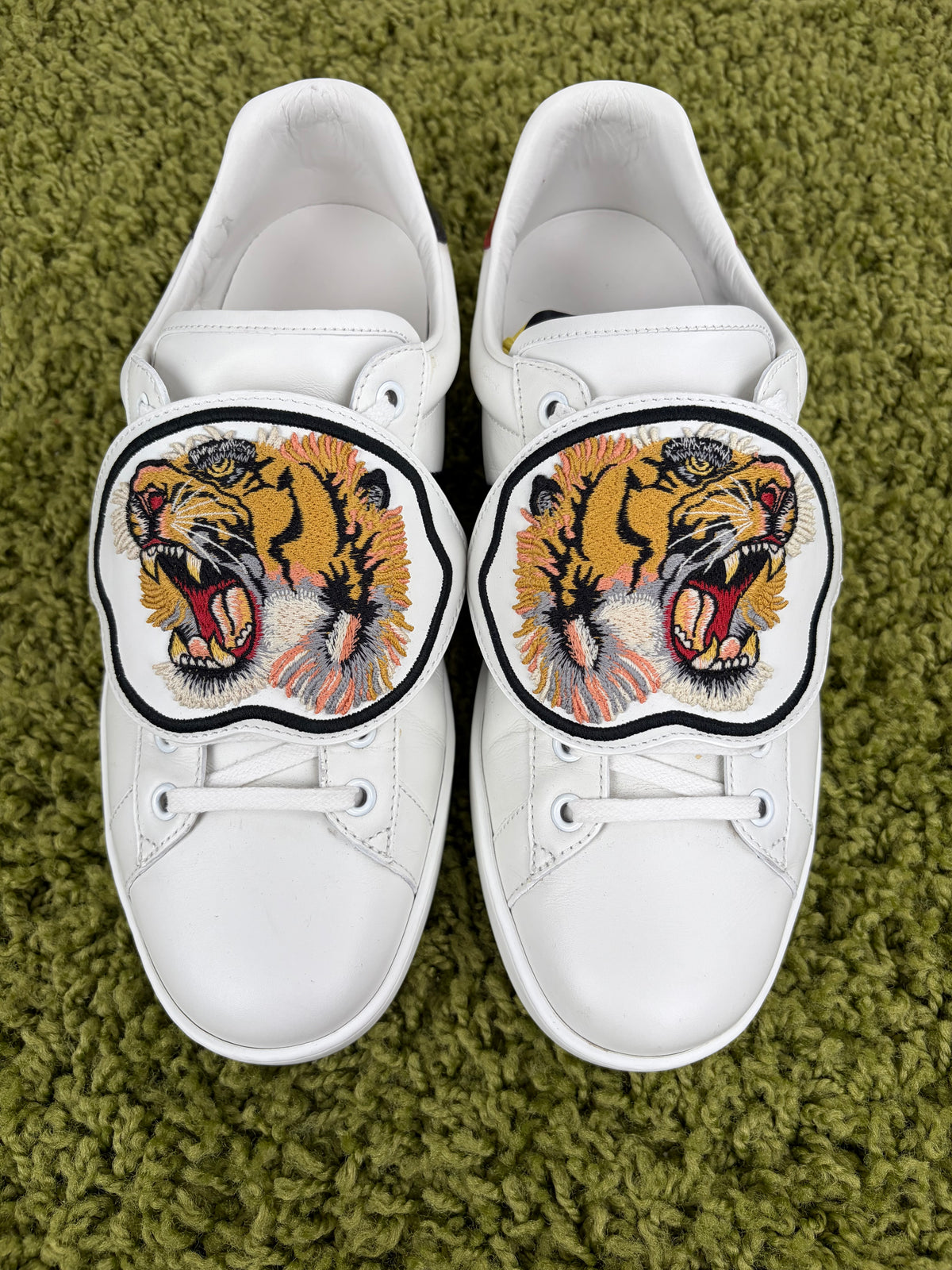 Gucci ace Tigre Bianco Multicolor 8
