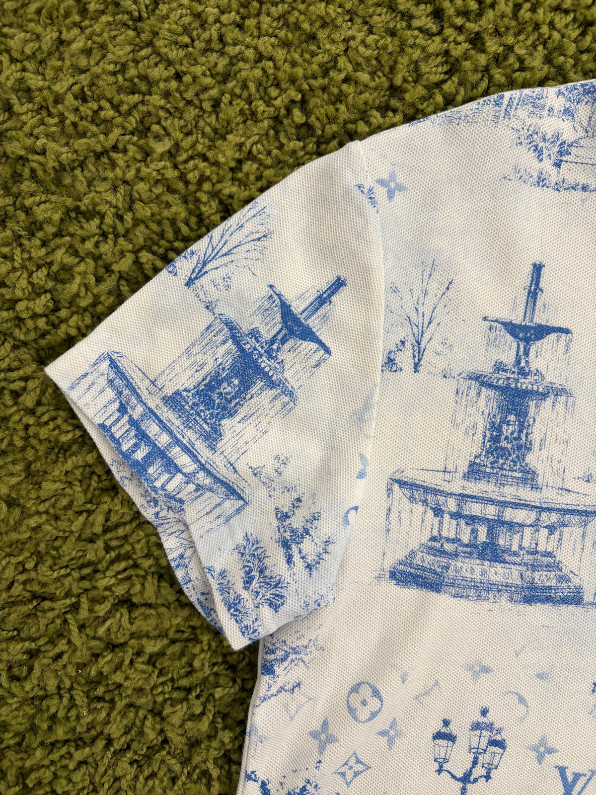 T-Shirt Louis Vuitton Azzurra Multicolor S