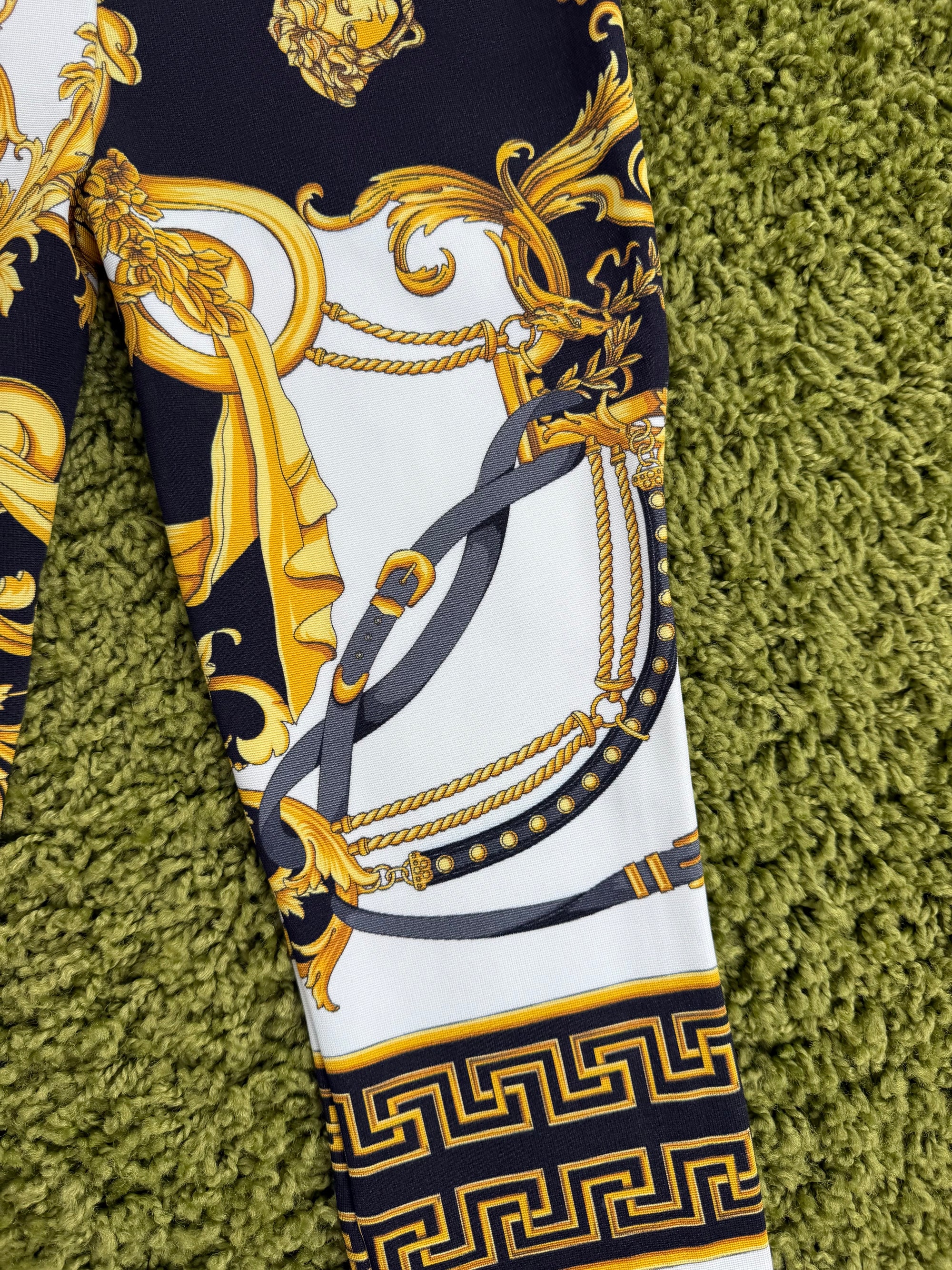 Leggins Versace Bianco Multicolor 38