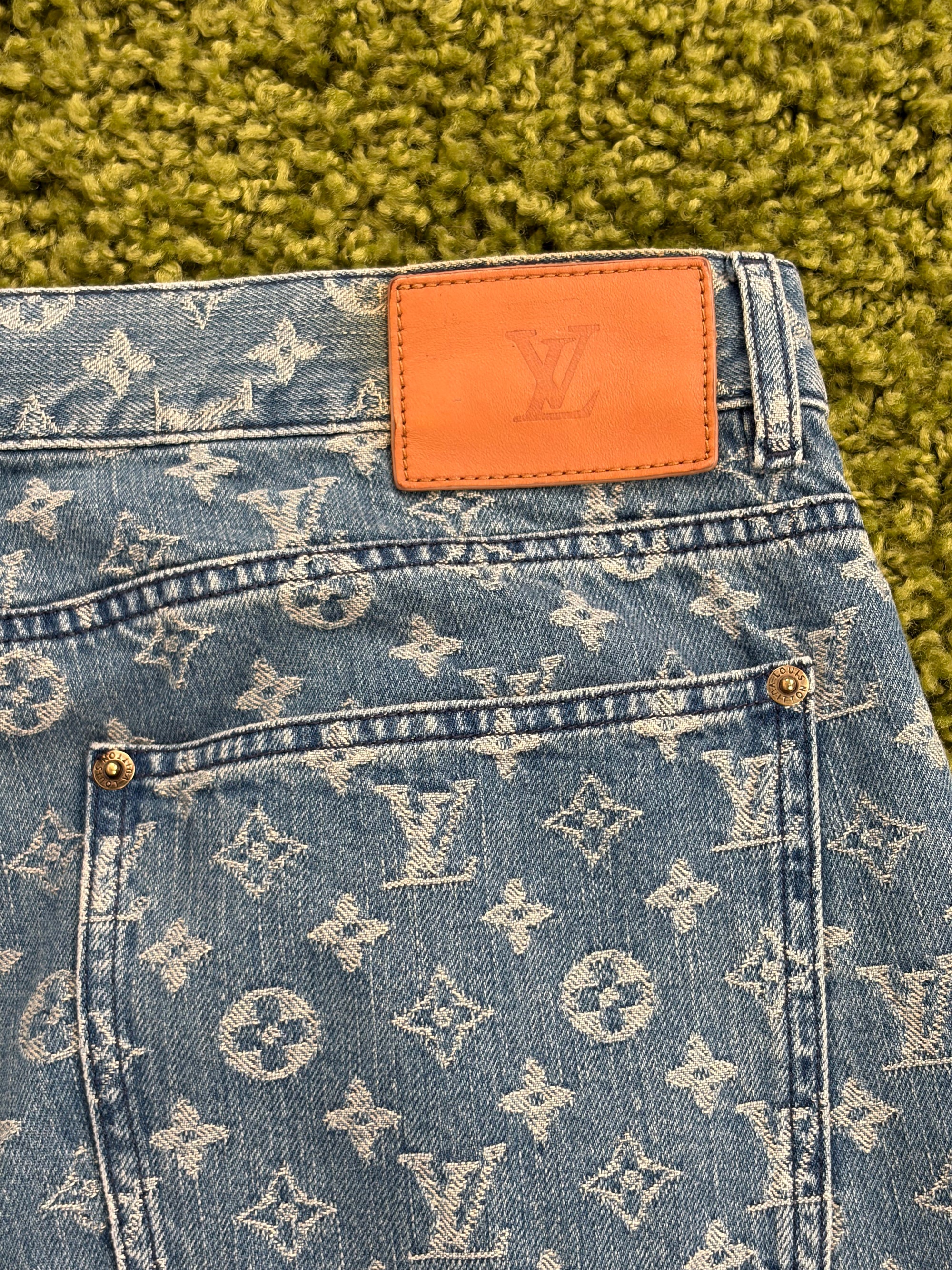 Completo Louis Vuitton X Supreme Size 50/34 blu e bianco