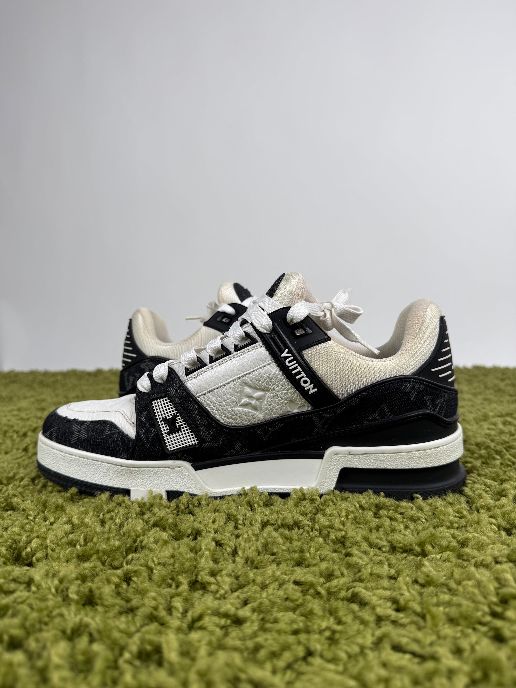Louis Vuitton Trainer in denim Nero 6