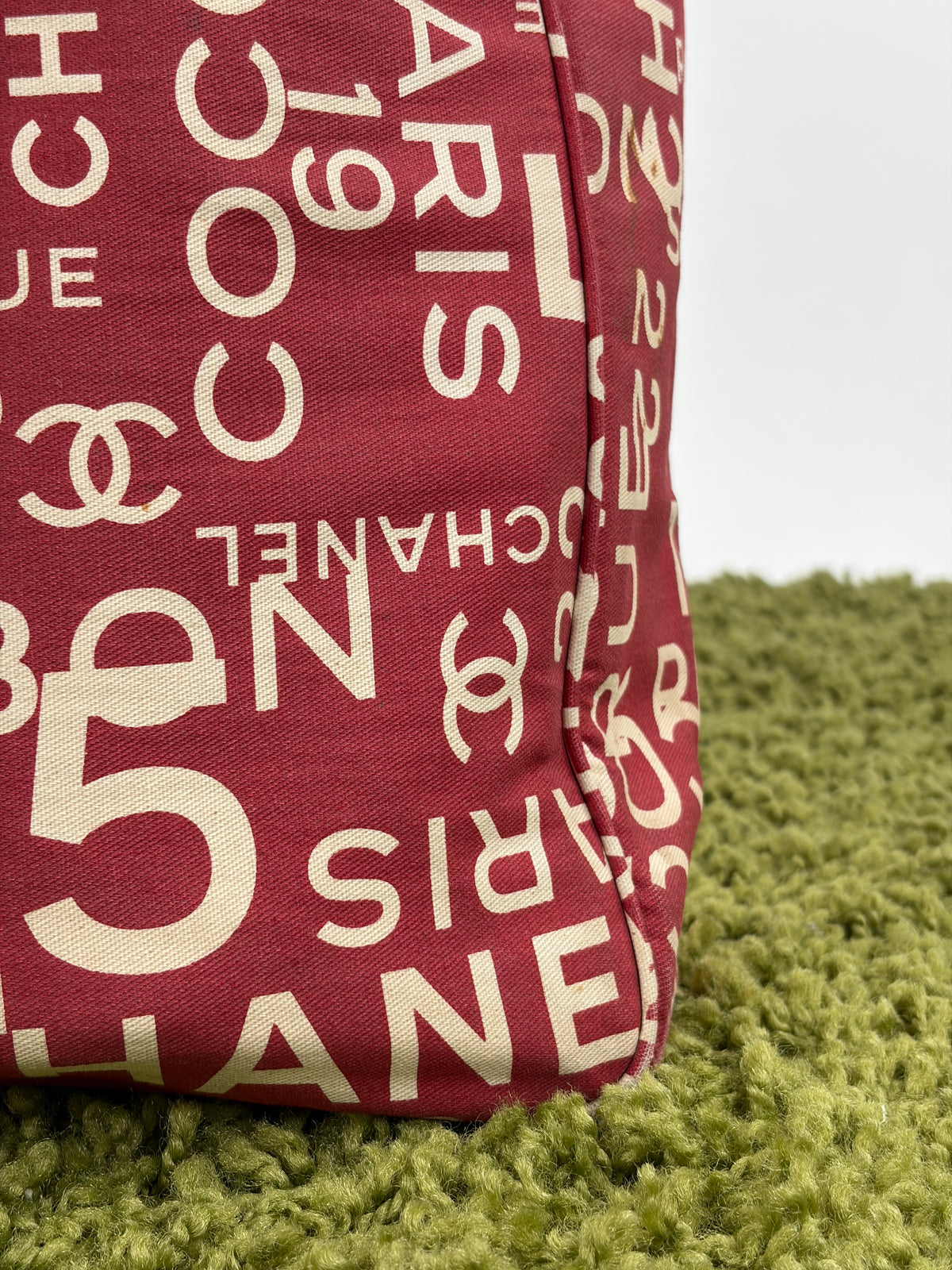 Borsa tote vintage Chanel 31 Rue cambon Rosso