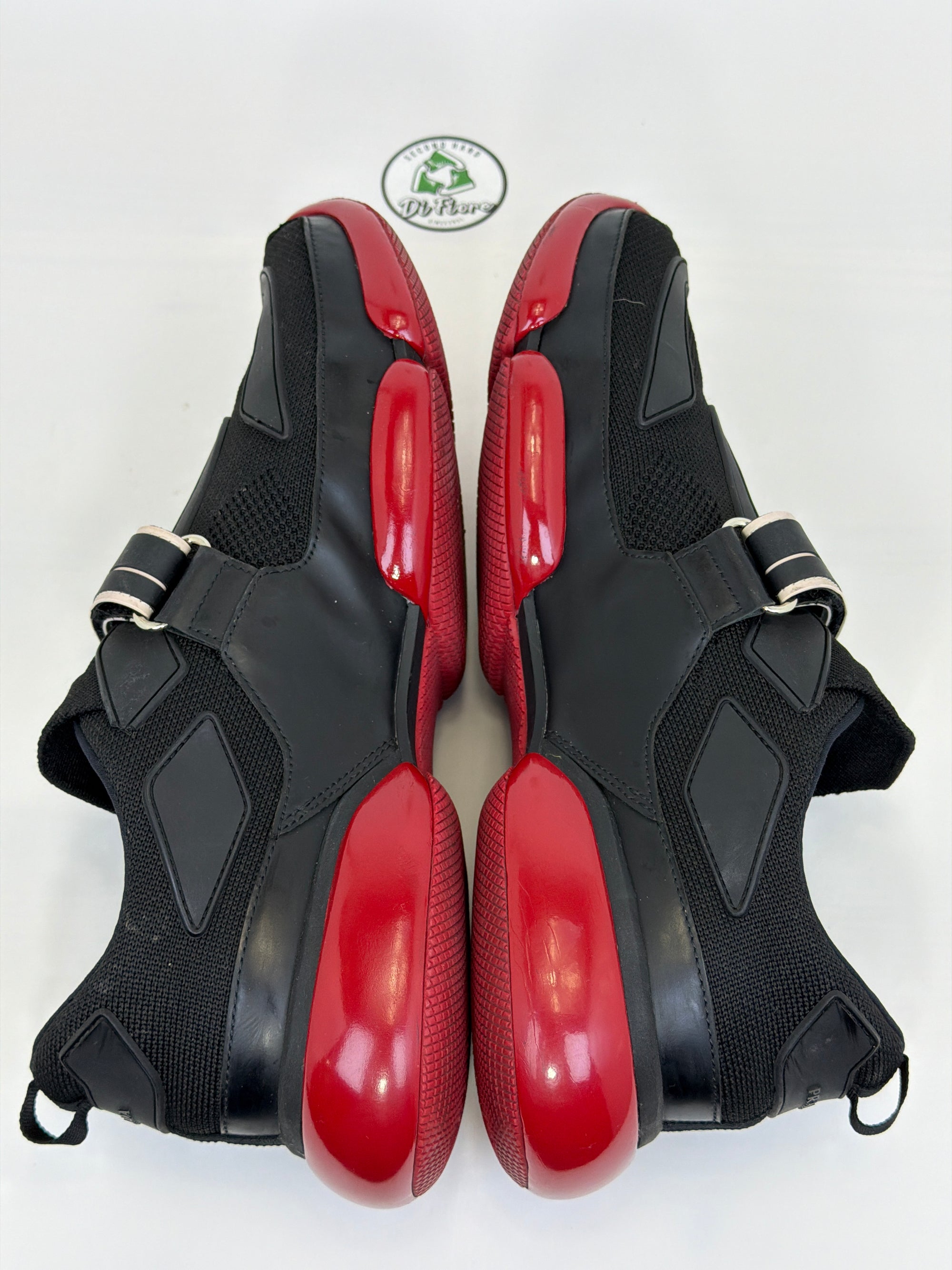 Prada cloudbust Size 9=43 nero e rosso
