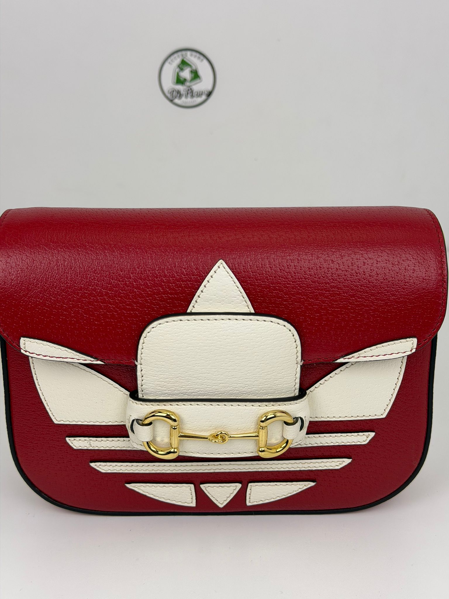 borsa Gucci X Adidas rossa e bianca