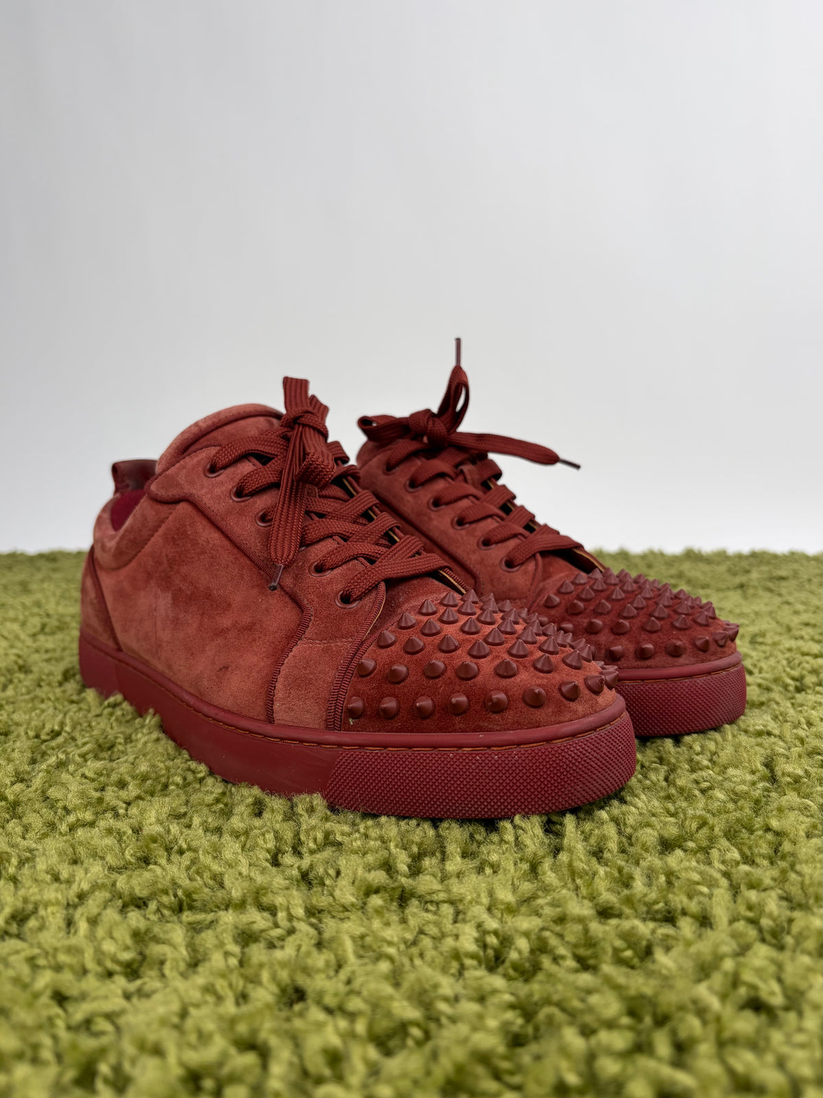 Christian Louboutin Spikes Low Rosso 44