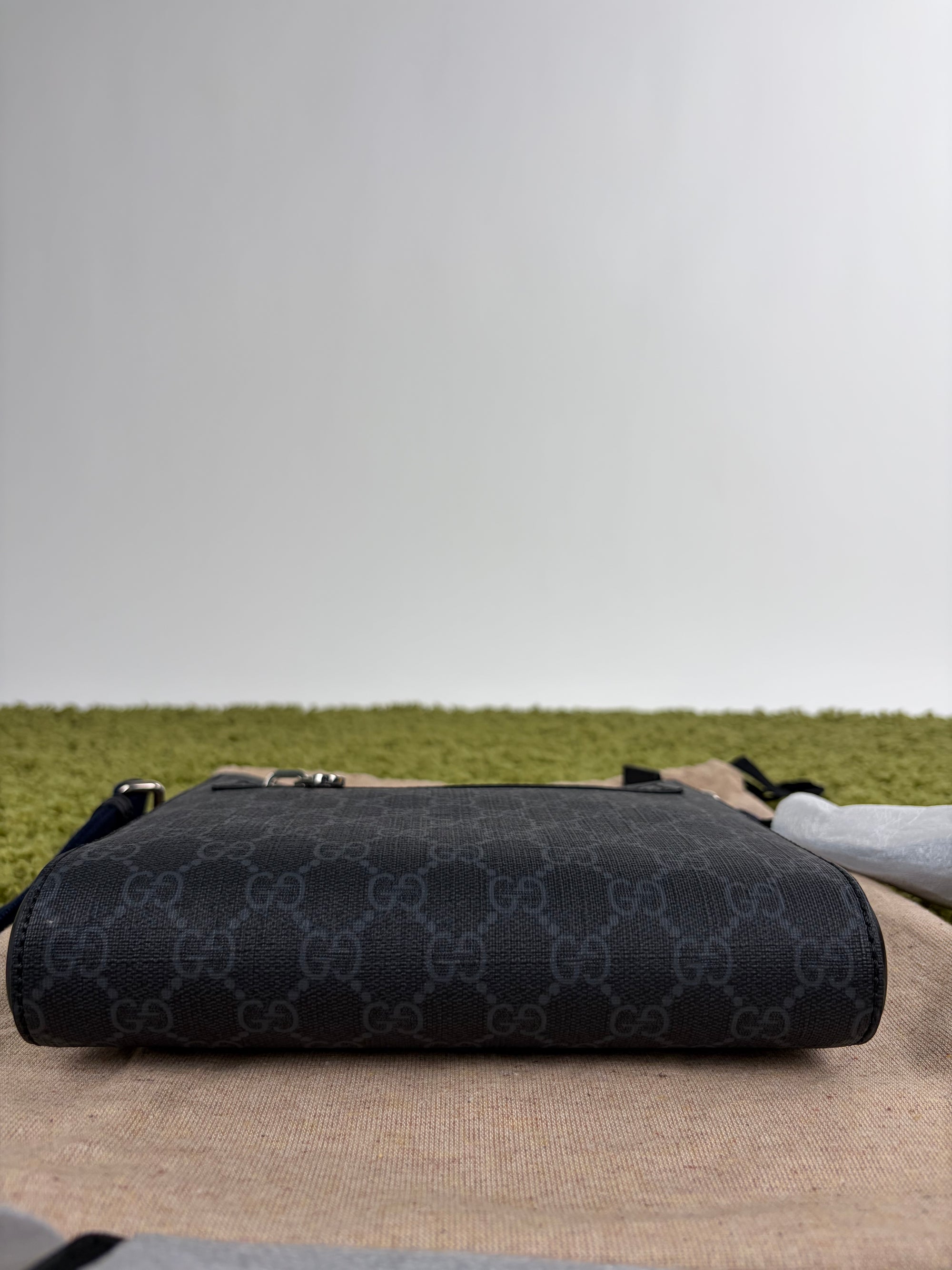 Borsello Gucci nero blu e rosso