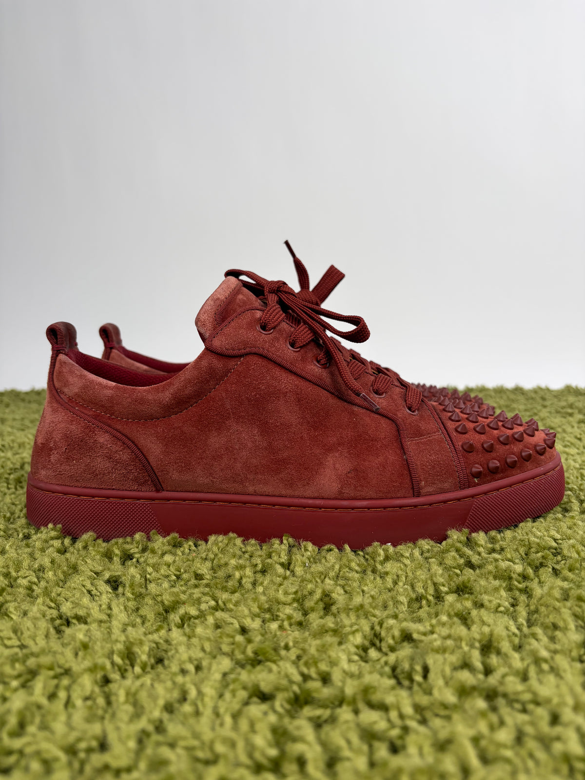 Christian Louboutin Spikes Low Rosso 44