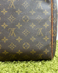 Borsone Keepall Louis Vuitton 55 vintage Marrone
