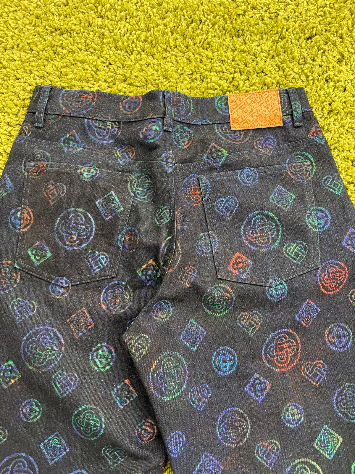 Jeans Casablanca Heatmap Monogram In Denim Multicolor 30