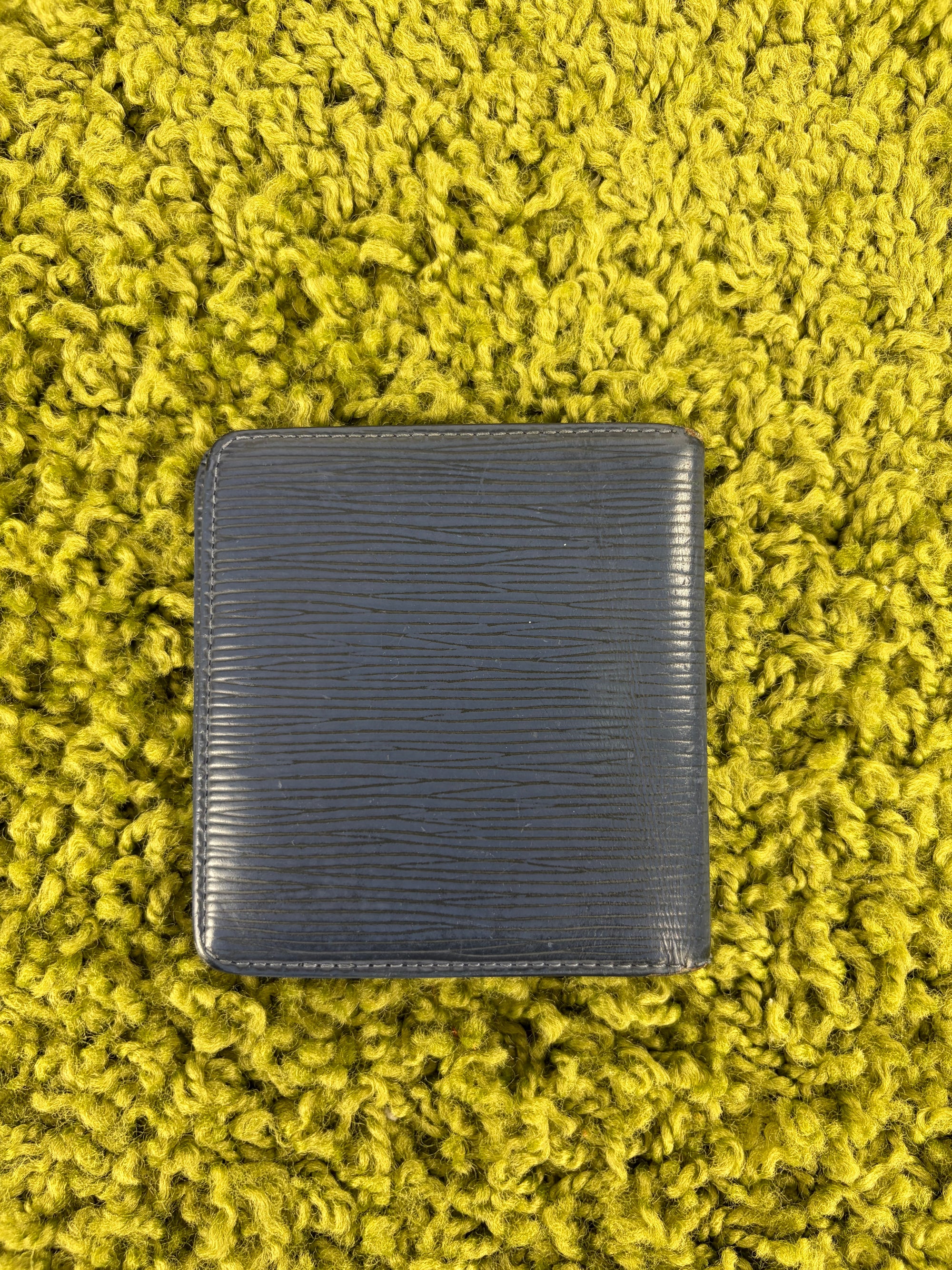 Portafoglio Louis vuitton in pelle Epi multiple blu