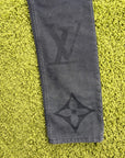 Jeans Louis Vuitton in denim Grigio 30
