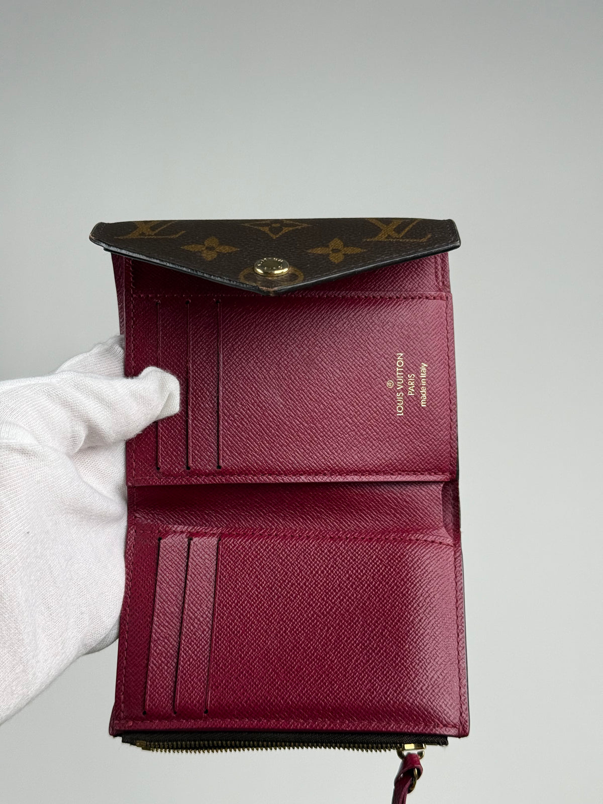Portafoglio Victorine Louis Vuitton Marrone