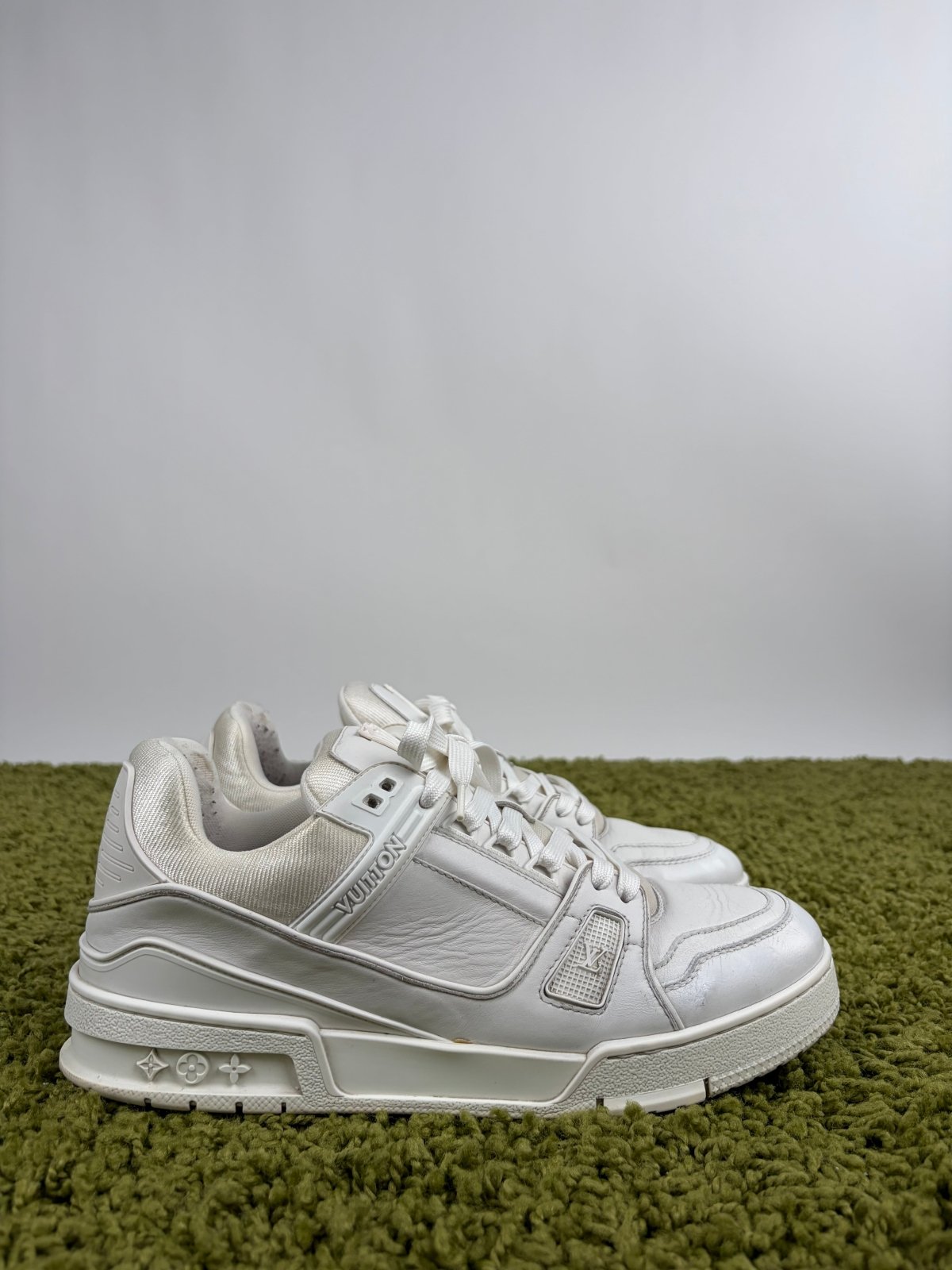Louis vuitton trainer Size 8=42 calza 43 bianca - Second Hand Di Fiore