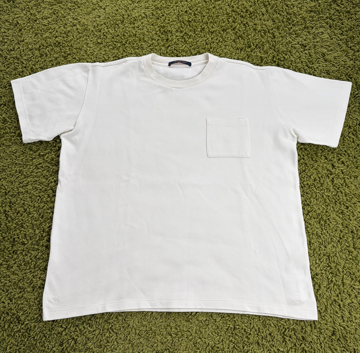 T-Shirt Louis Vuitton Pocket Bianca XXL