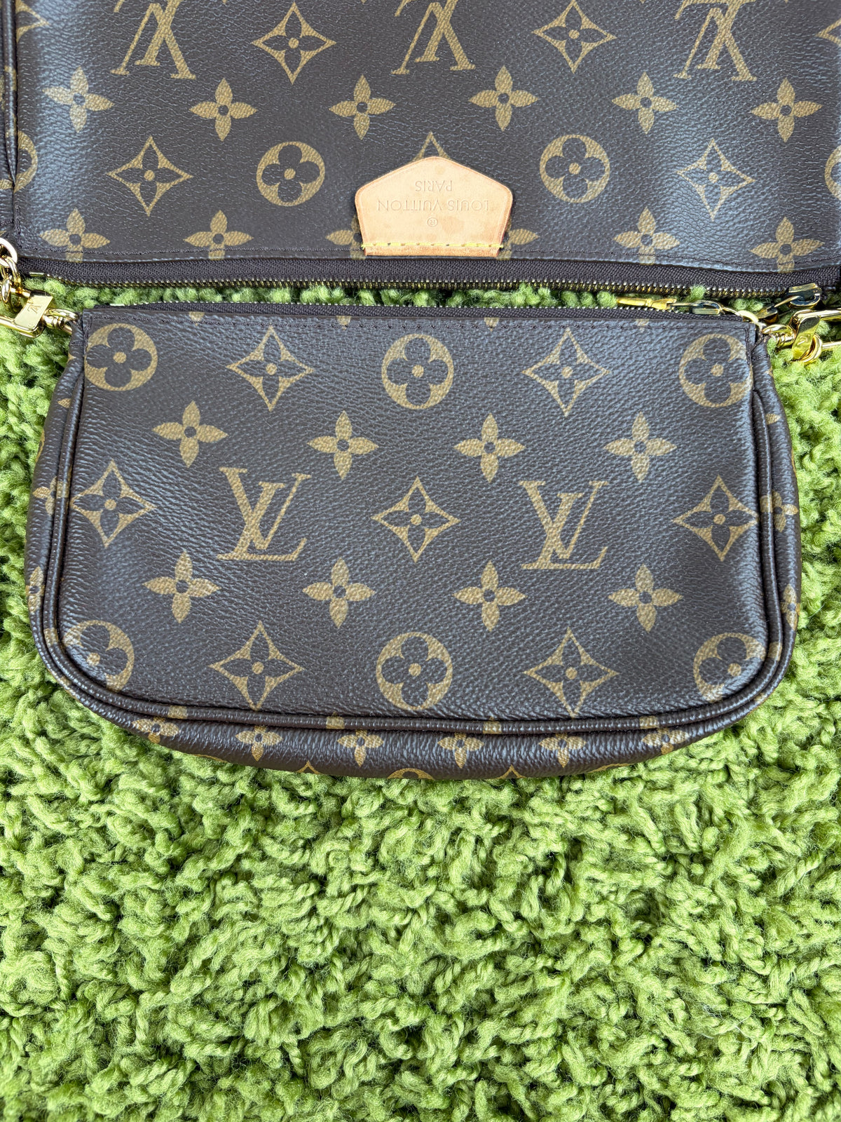 Borsa Louis Vuitton Multi Pochette Marrone