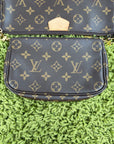 Borsa Louis Vuitton Multi Pochette Marrone