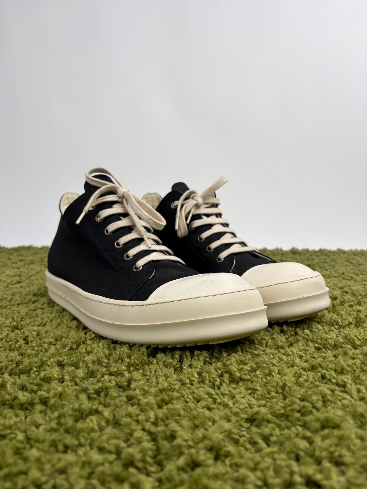 Rick Owens Ramones Low DRKSHDW nero 45