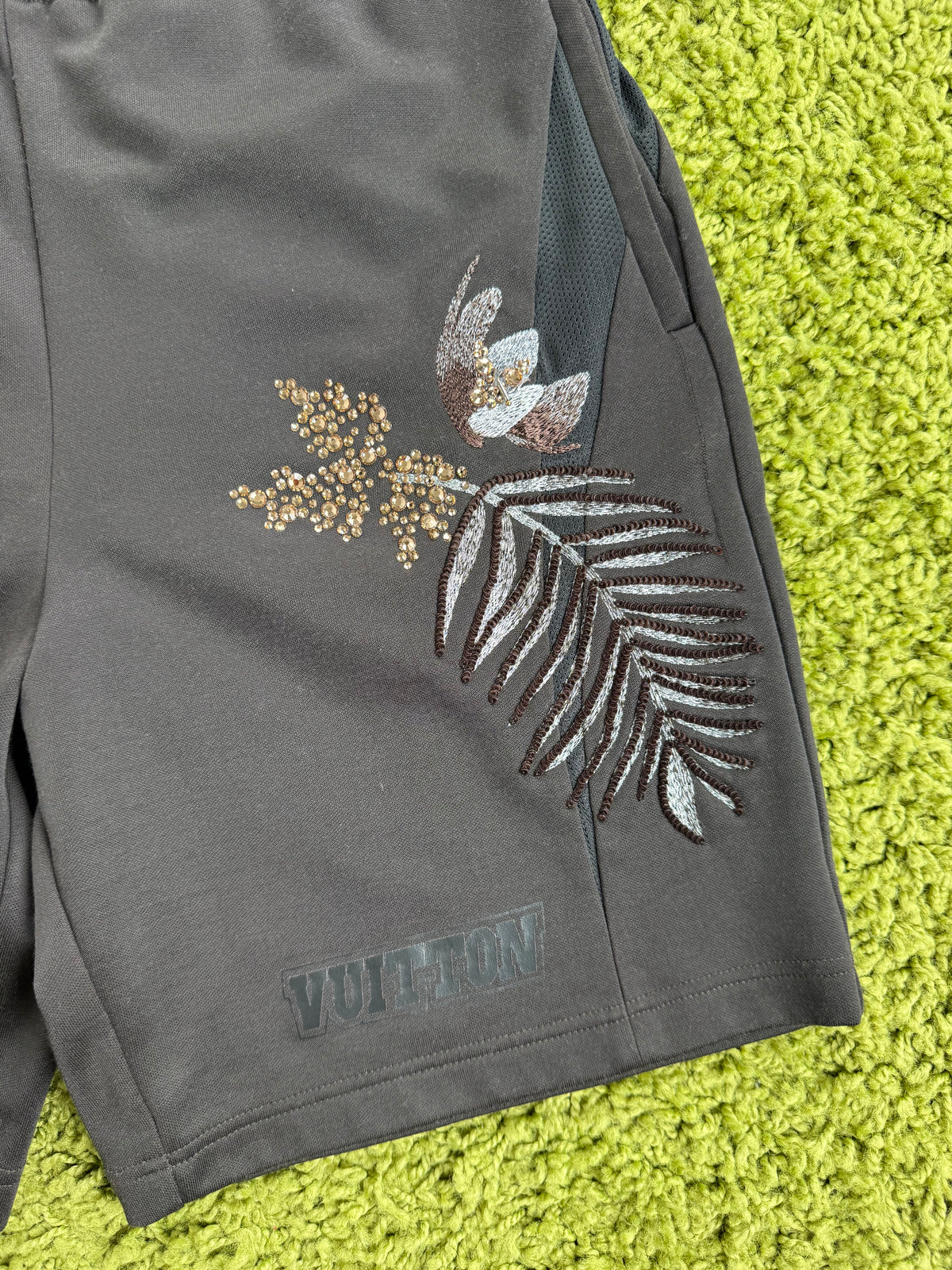 Completo Louis Vuitton Marrone Camicia M Pantaloncino M