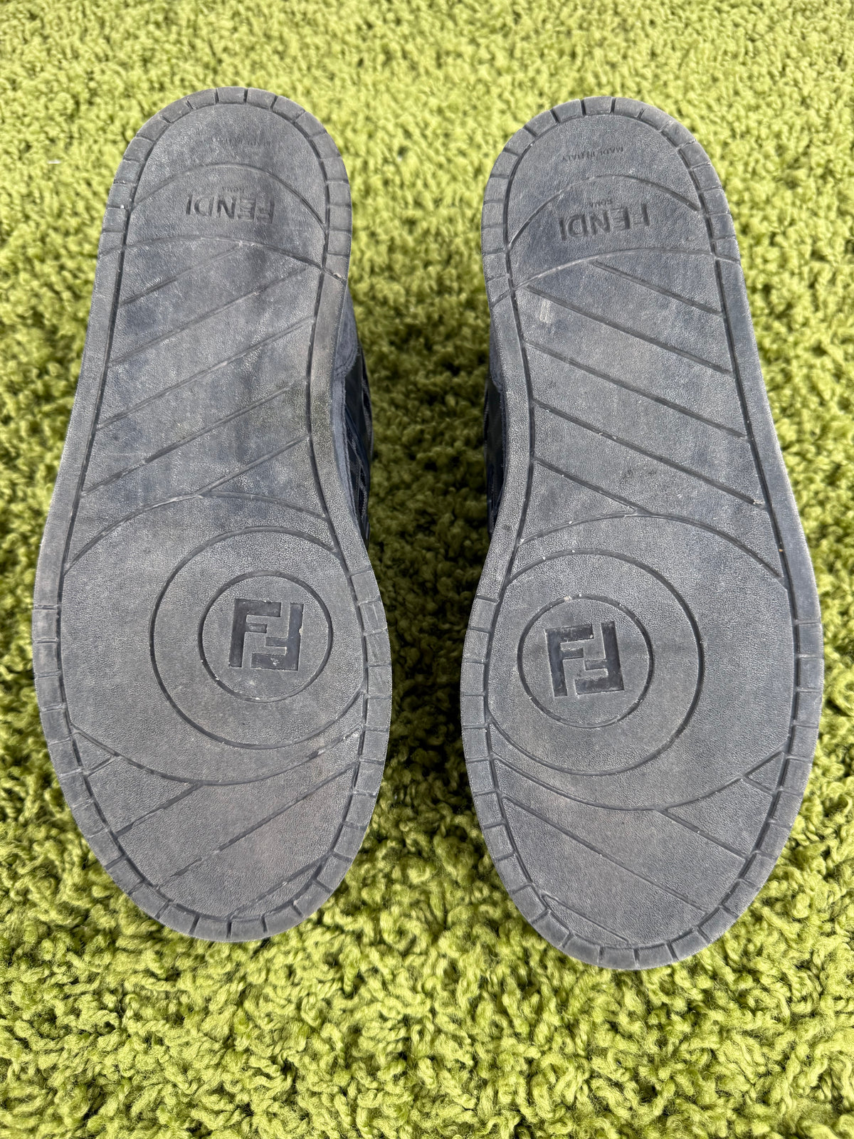 Sneaker Fendi Match in Jacquard Nero 7