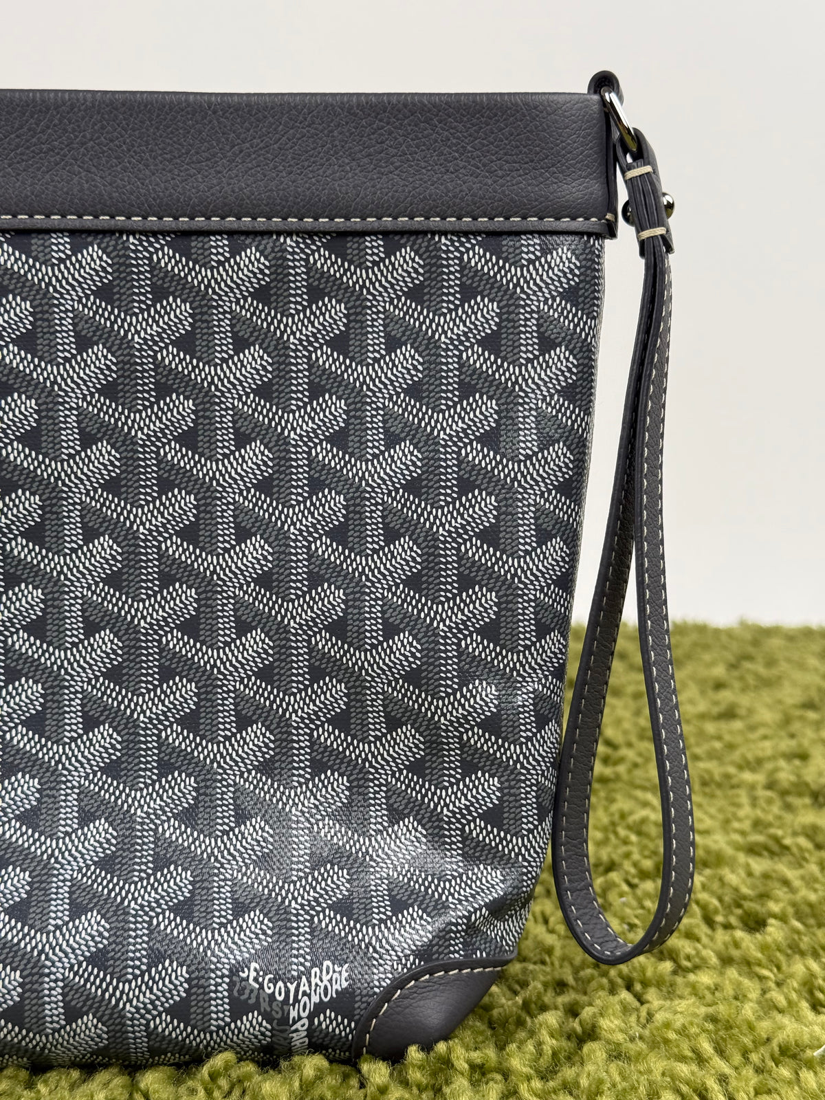 Goyard Pochette Conti in tela Goyardine  Grigia