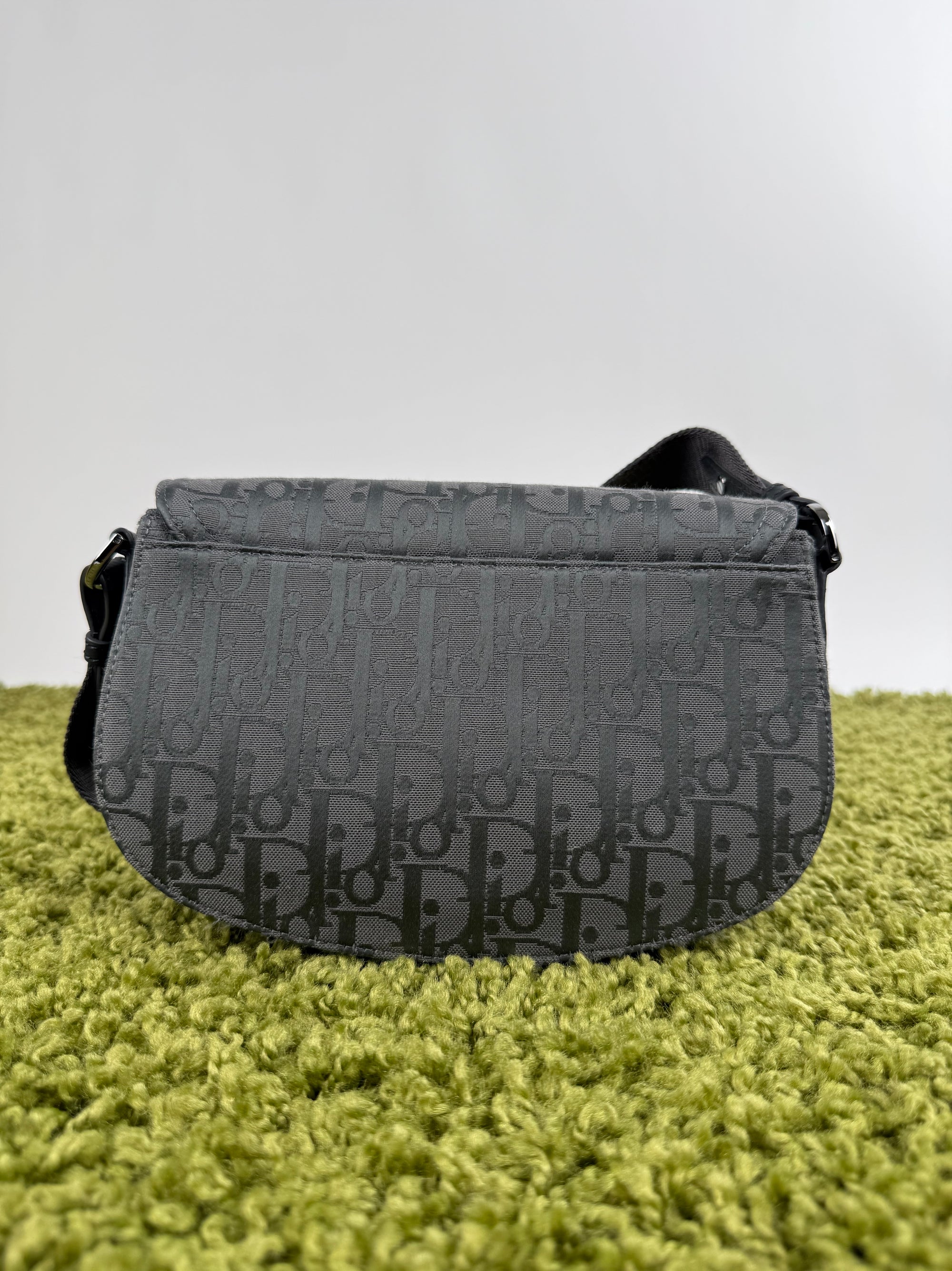 Borsa a tracolla saddle Christian Dior Nero