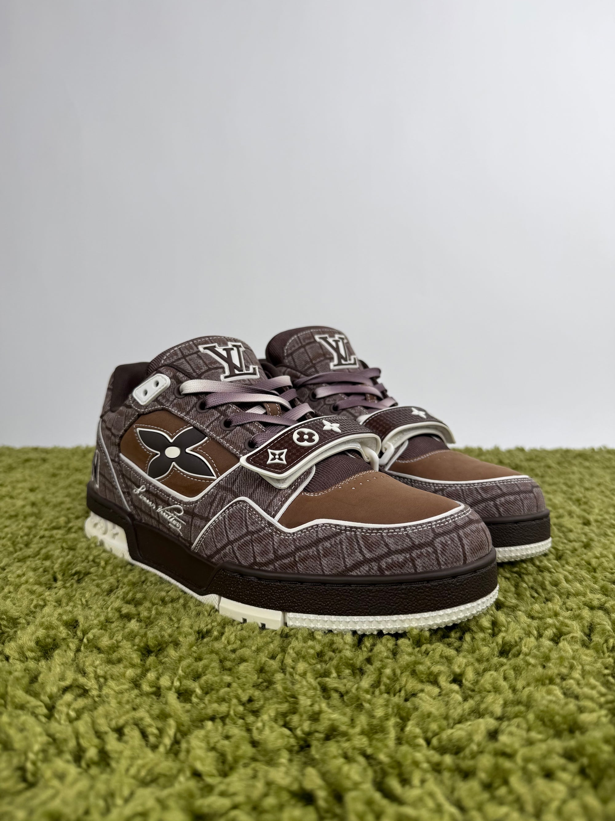 Louis Vuitton Trainer Marrone 8