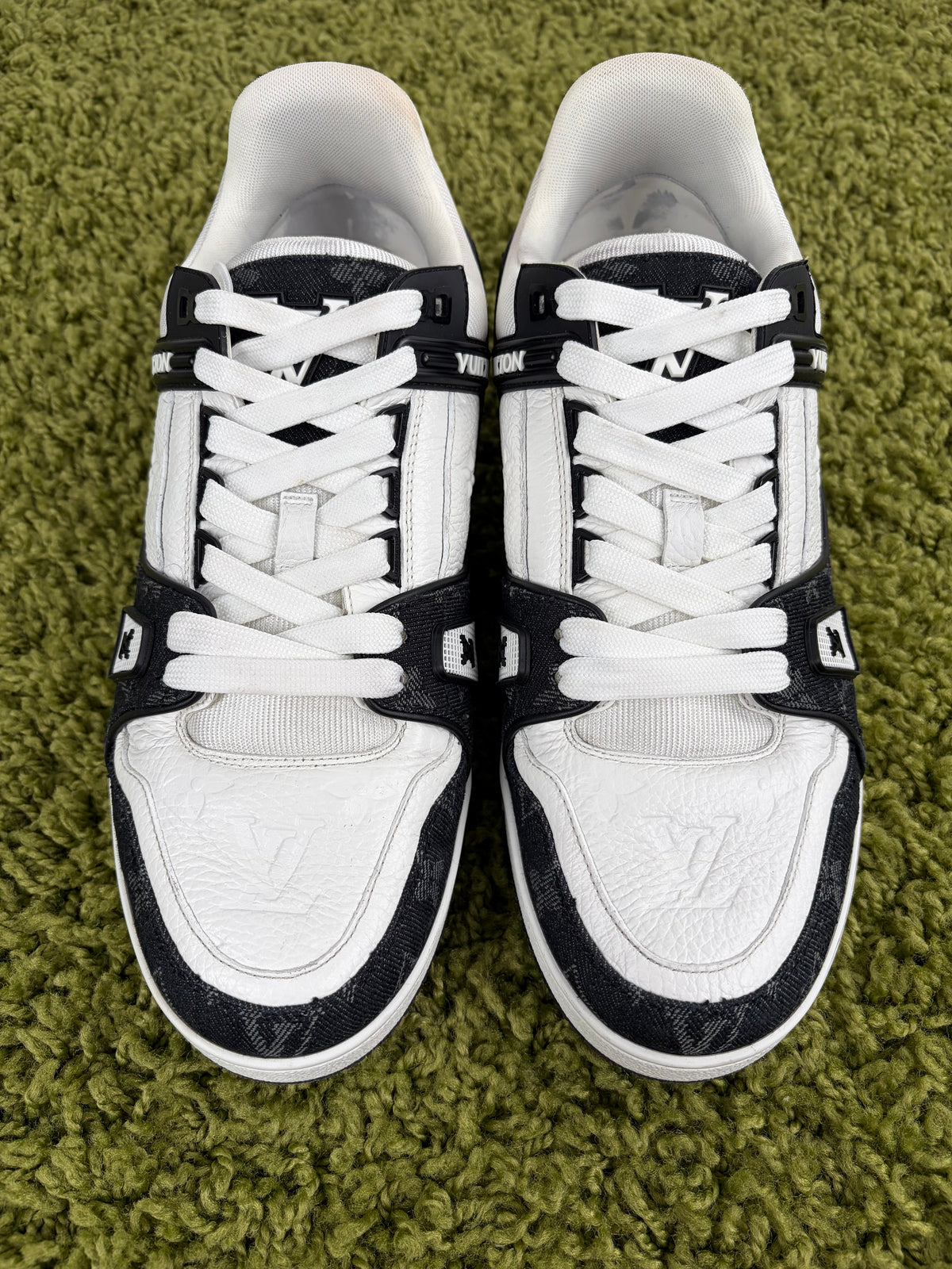 Louis Vuitton Trainer In Denim Nera  8.5