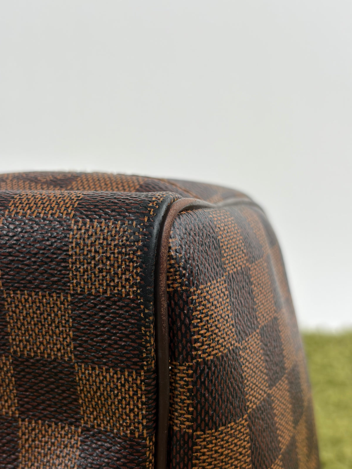 Beauty Case Louis Vuitton in tela Damier Marrone