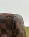 Beauty Case Louis Vuitton in tela Damier Marrone
