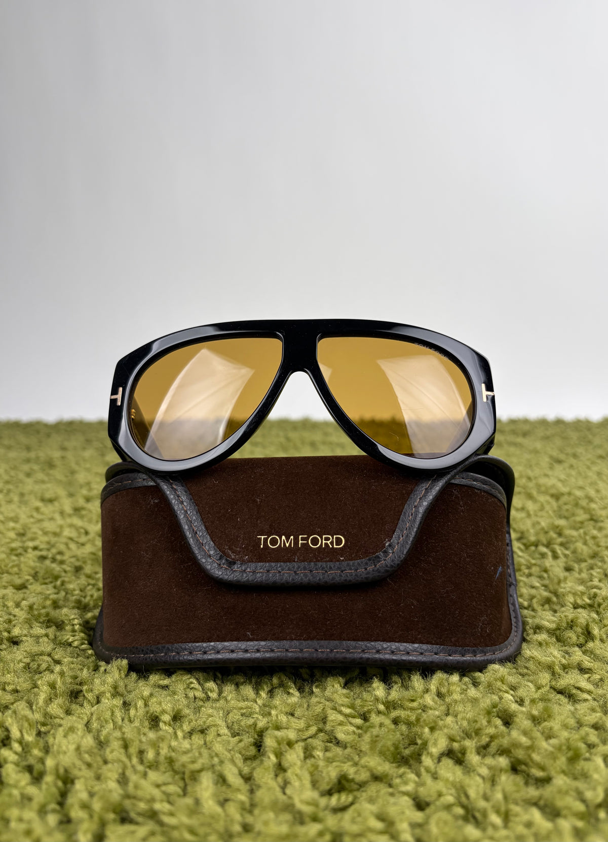 Occhiali da sole TOM FORD  Neri con lenti Gialle
