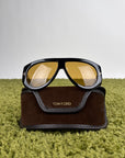 Occhiali da sole TOM FORD  Neri con lenti Gialle