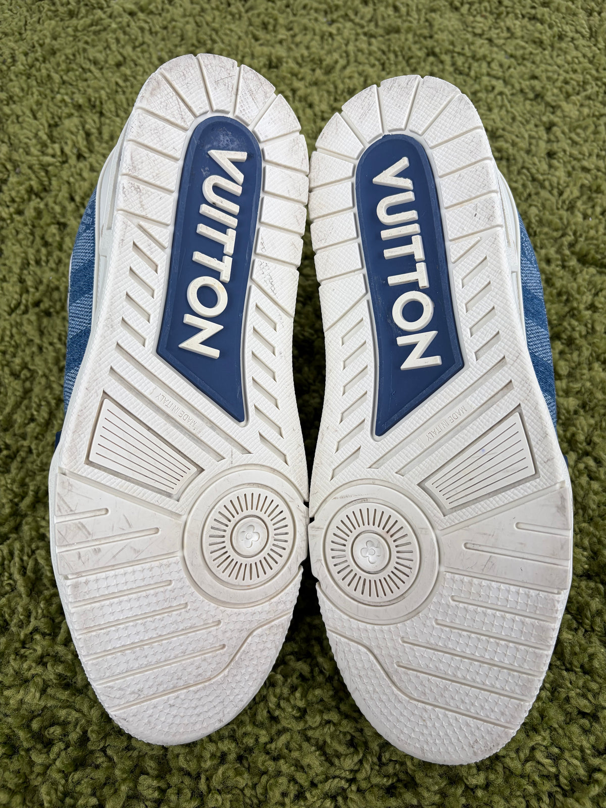 Louis Vuitton Trainer Denim Blu 6.5
