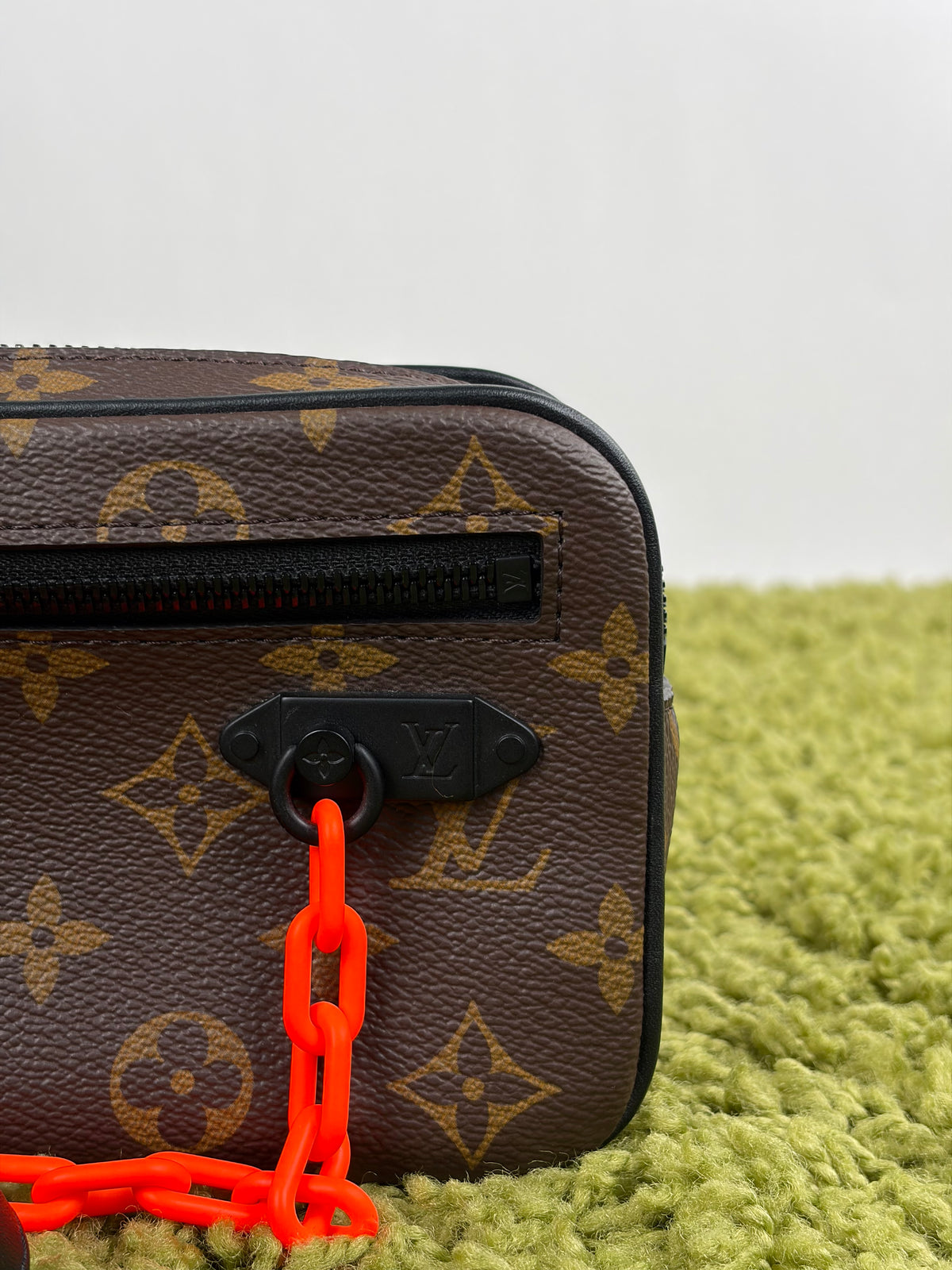Pochette Louis Vuitton Volga Monogram SS19 Virgil Abloh marrone