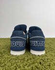 Louis Vuitton Trainer in Denim Blu 9.5