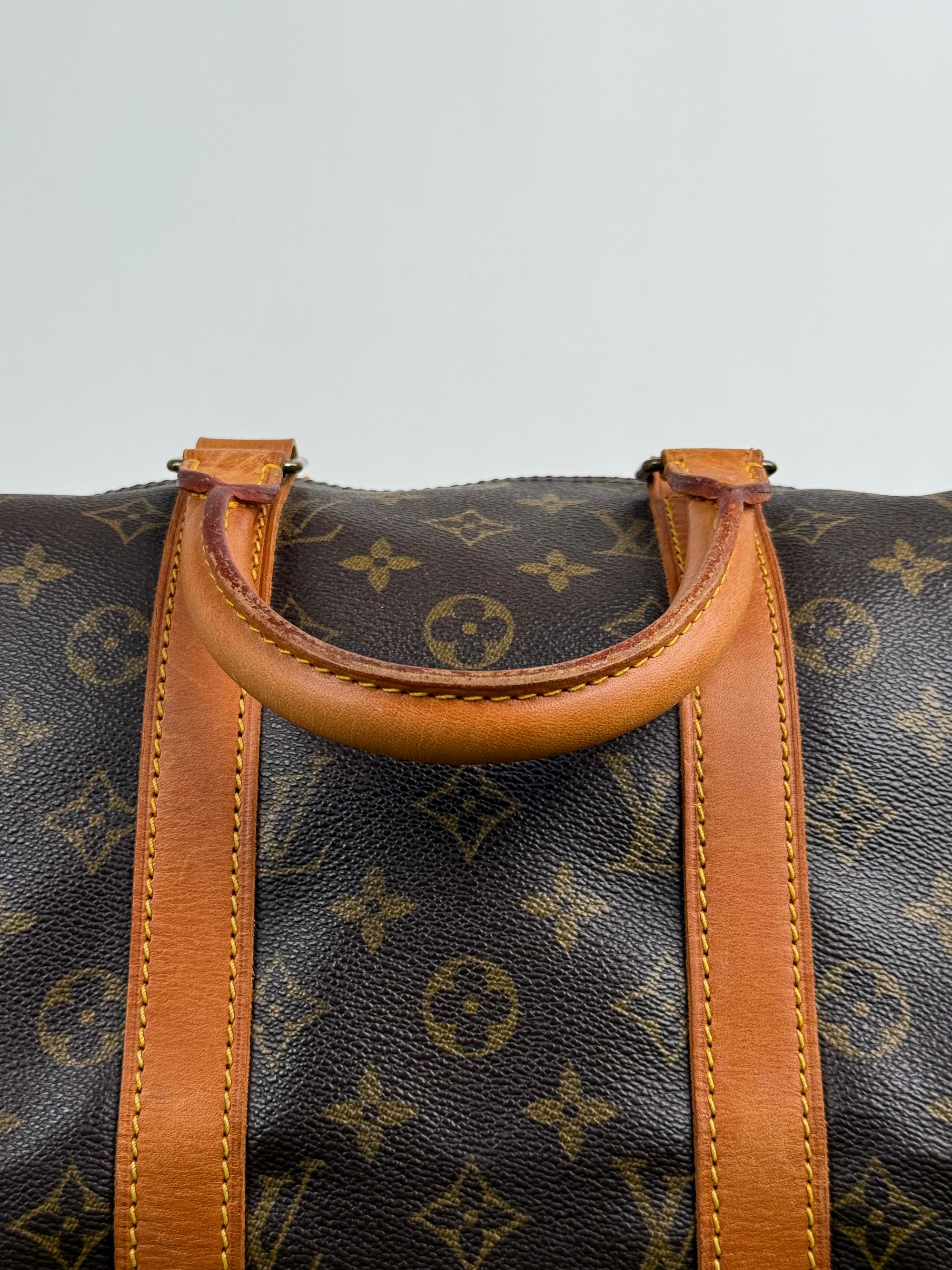 Borsone Keepall Louis Vuitton Marrone Vintage 1998 45